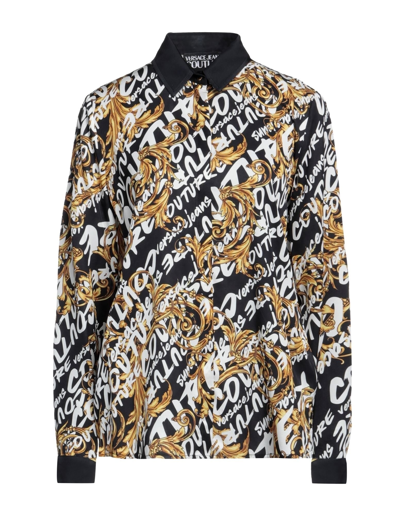 Black Women's Patterned Shirts & Blouses - 1