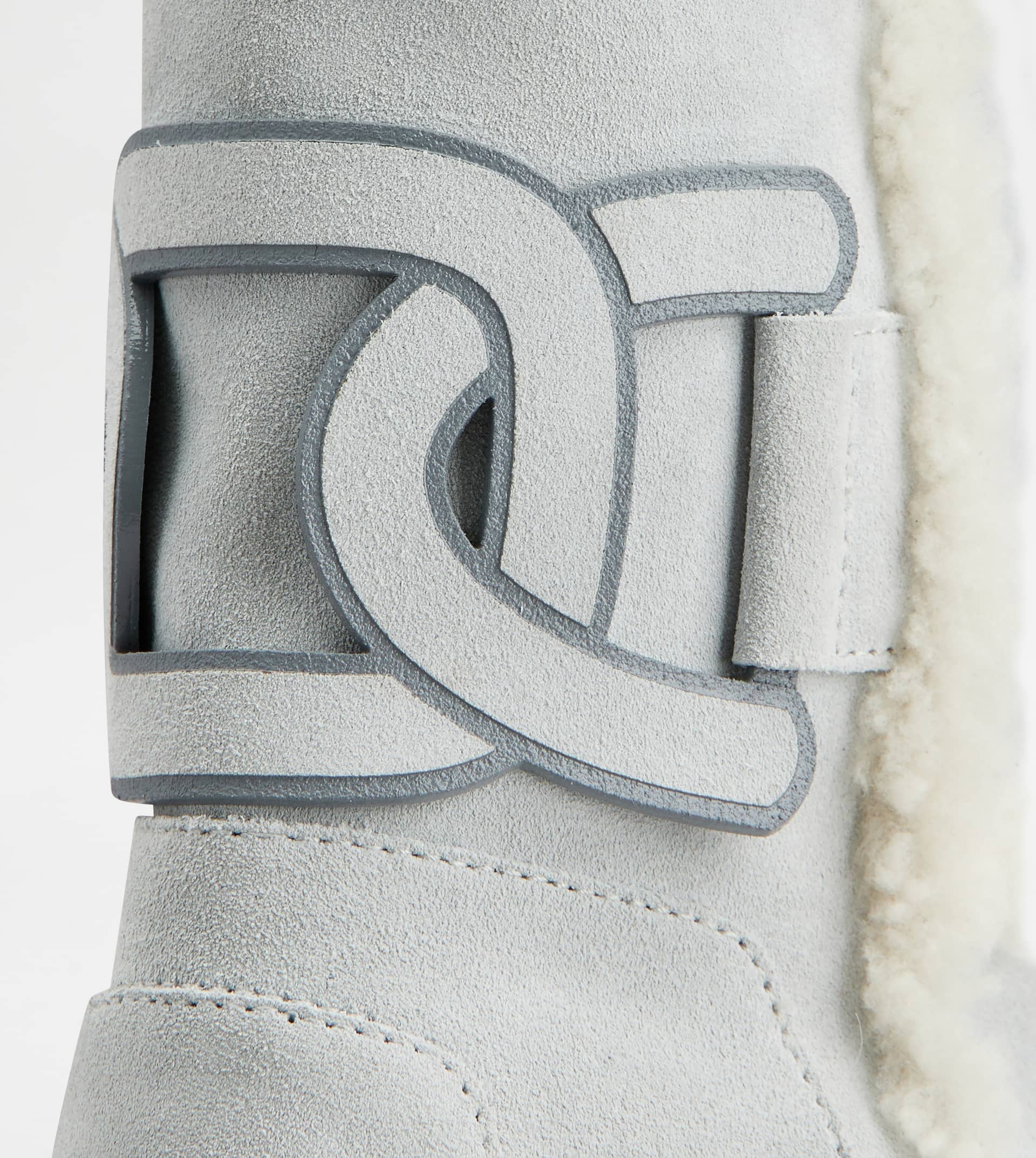 TOD'S W. G. ANKLE BOOTS IN SUEDE - LIGHT BLUE - 5