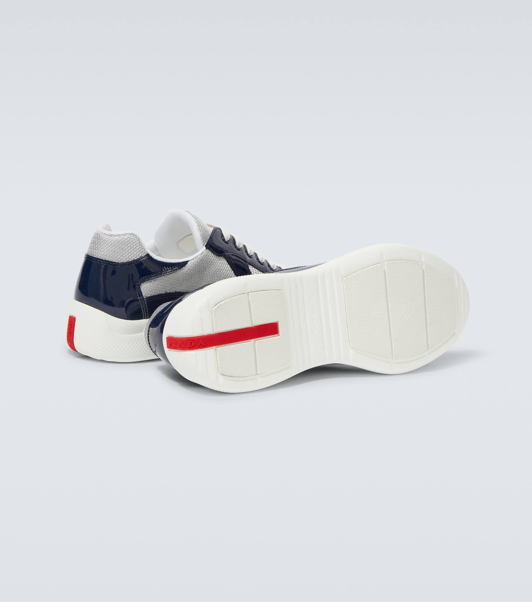 Patent leather sneakers - 7