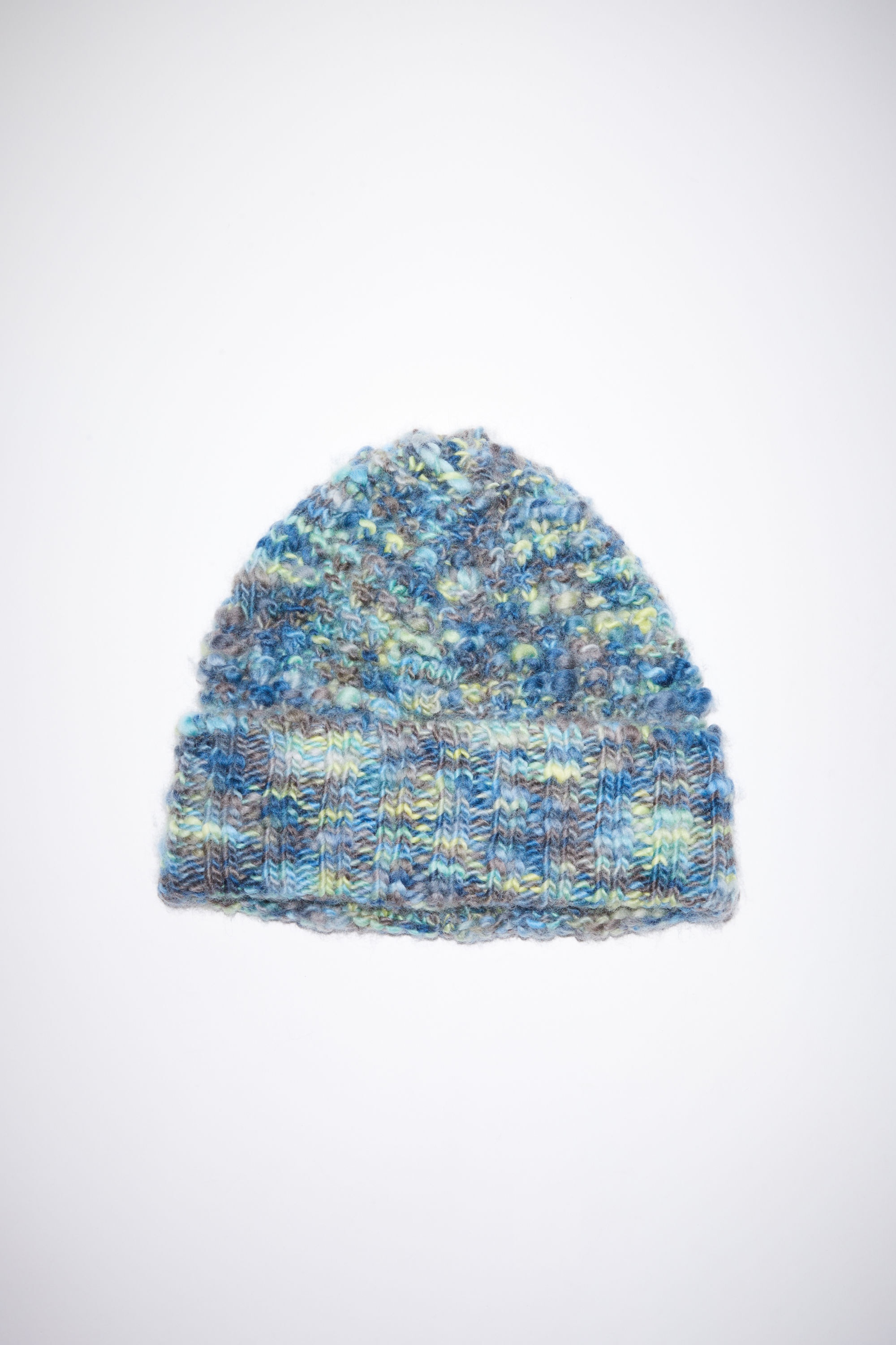 Space dye wool beanie - Blue/multi - 1