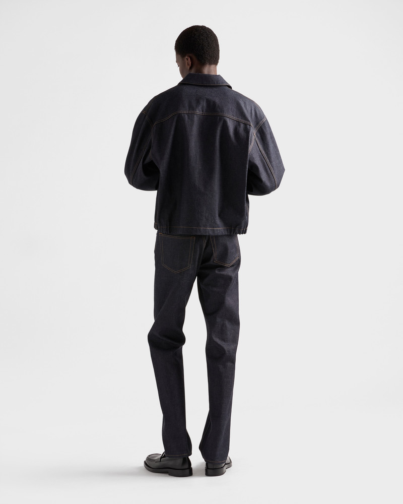Denim blouson jacket 5