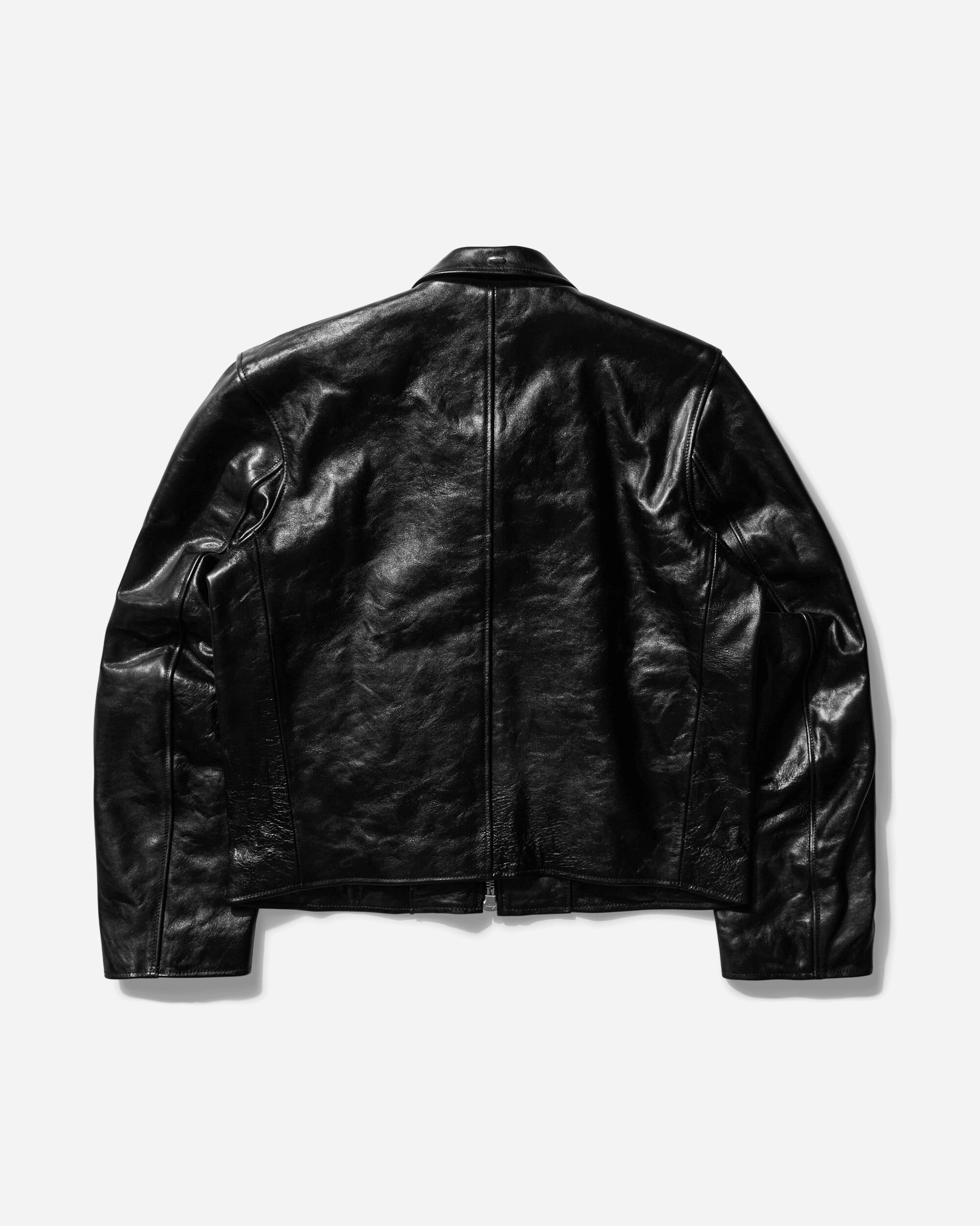 Men's Mini Leather Jacket Black - 2