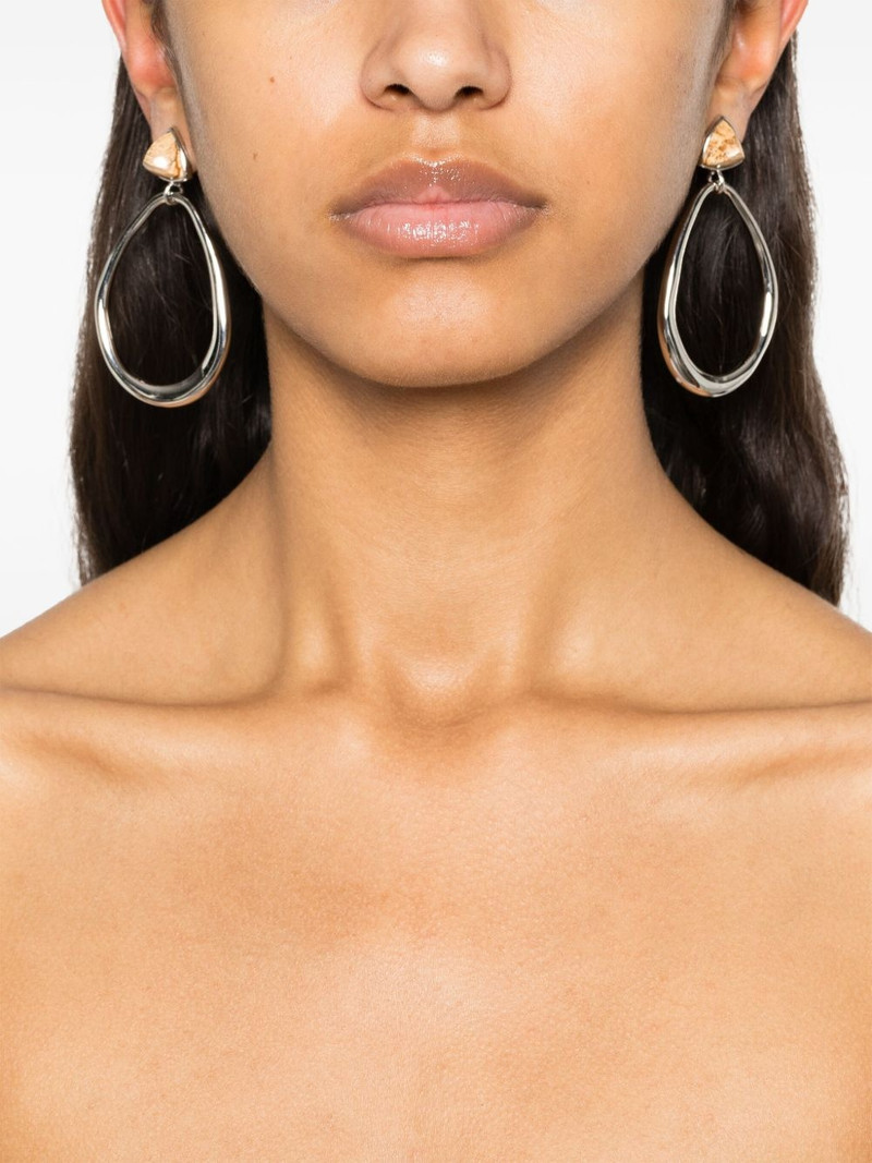 Isabel Marant stone-embellishment earrings outlook