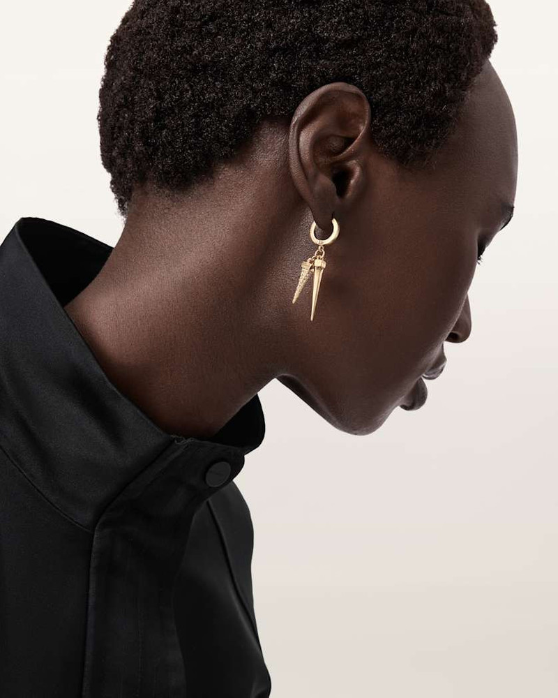 ALLSAINTS LAIO DOUBLE SPIKE EARRINGS outlook