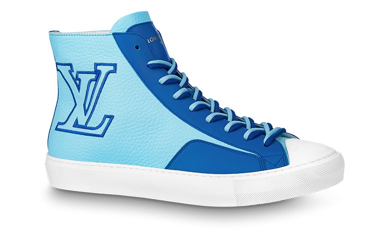 LOUIS VUITTON Tattoo Ankle Sneakers 'Blue' 1A8XVW - 2