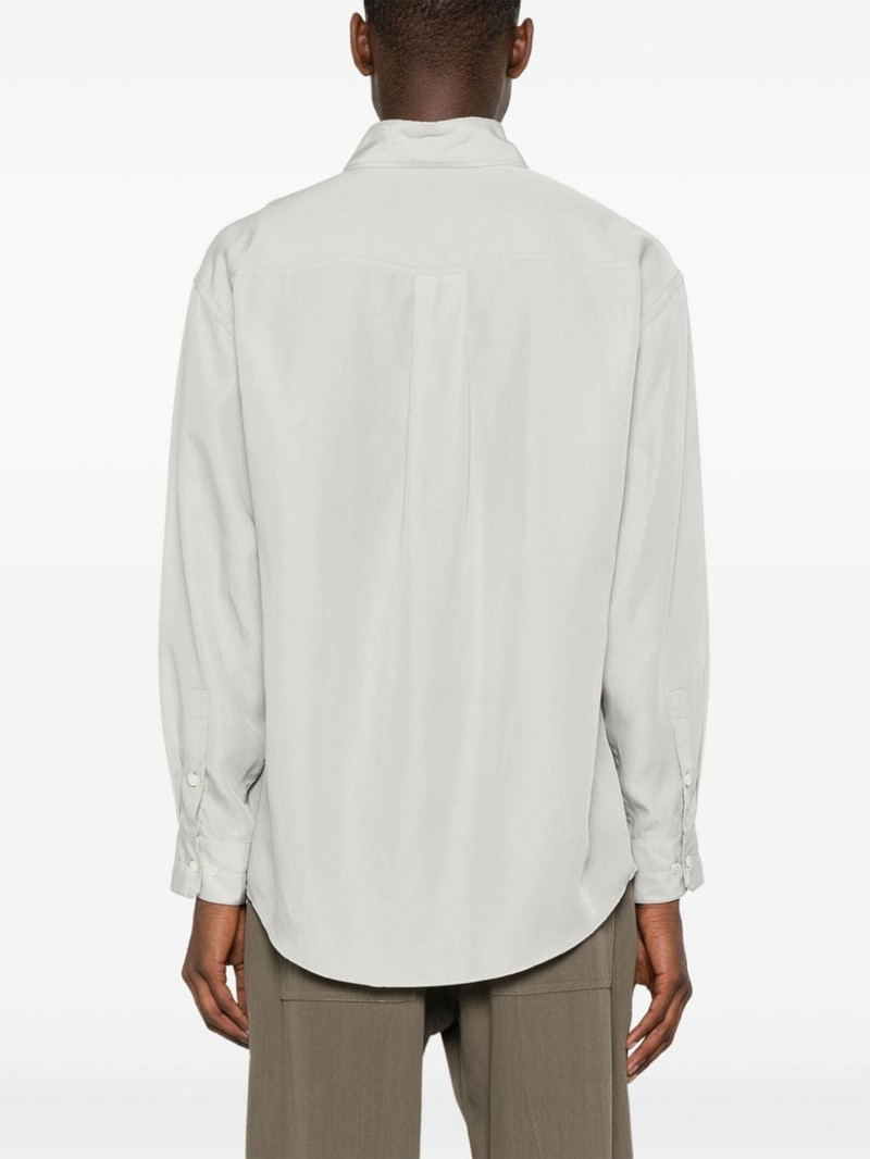 double-pocket lyocell shirt 5