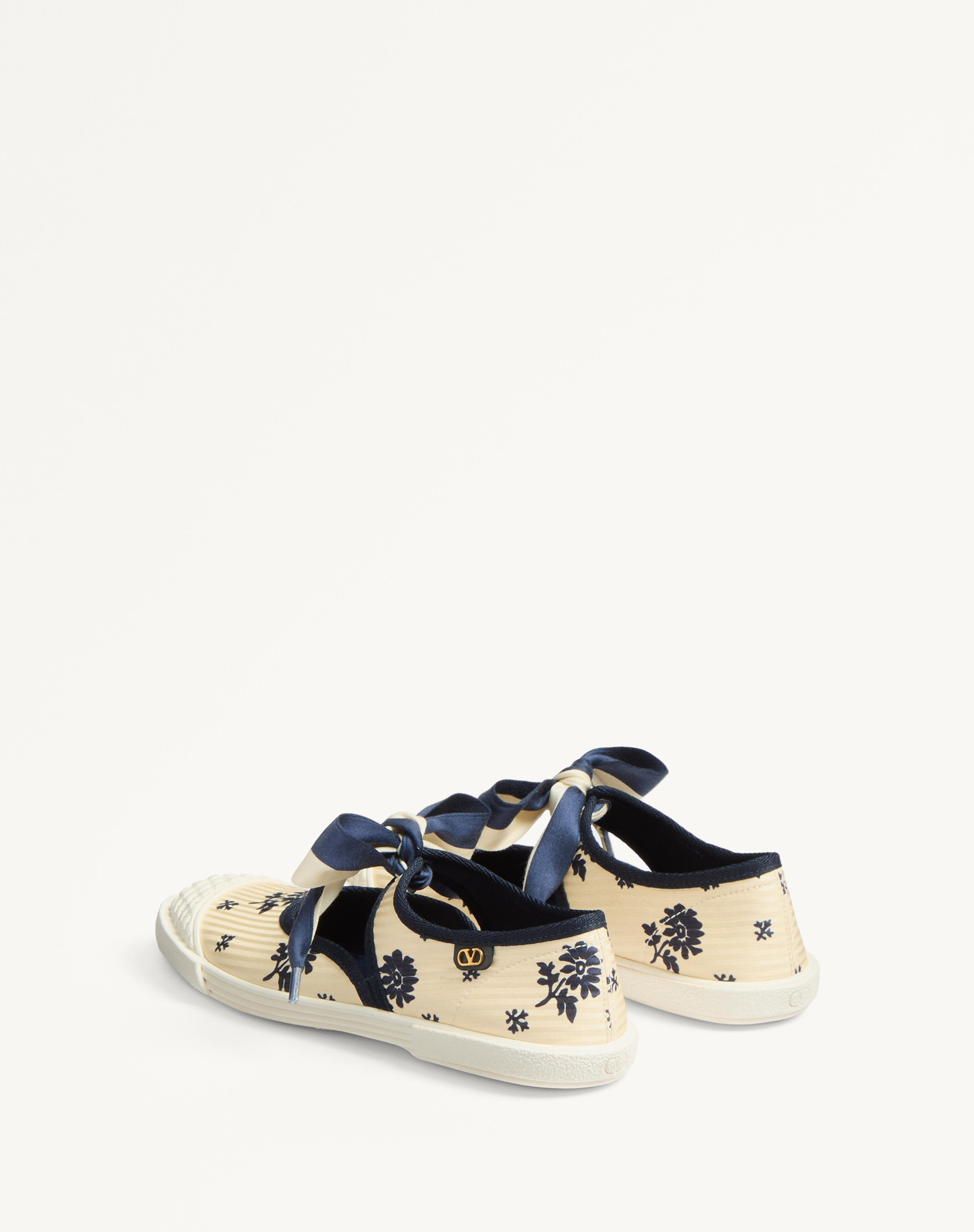 BAY BY BAY BALLERINA SNEAKERS IN PAPIER FLORAL FABRIC - 6