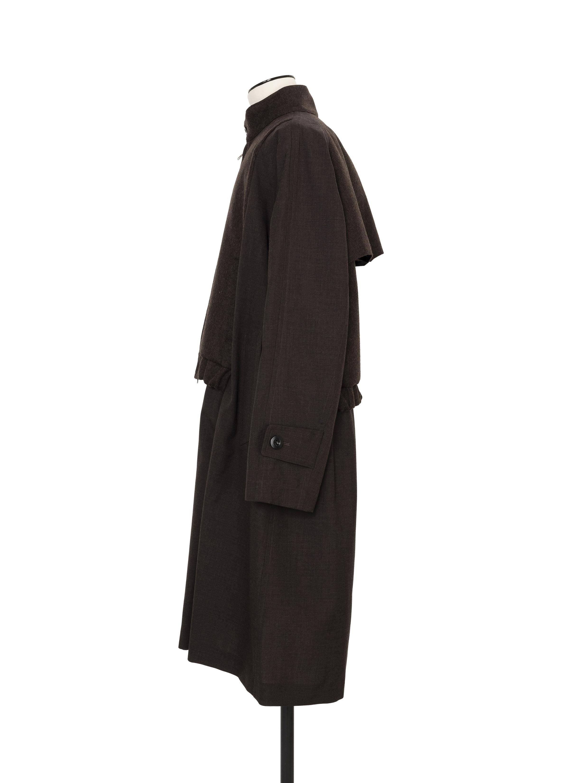Suiting x Wool Melton Coat - 2