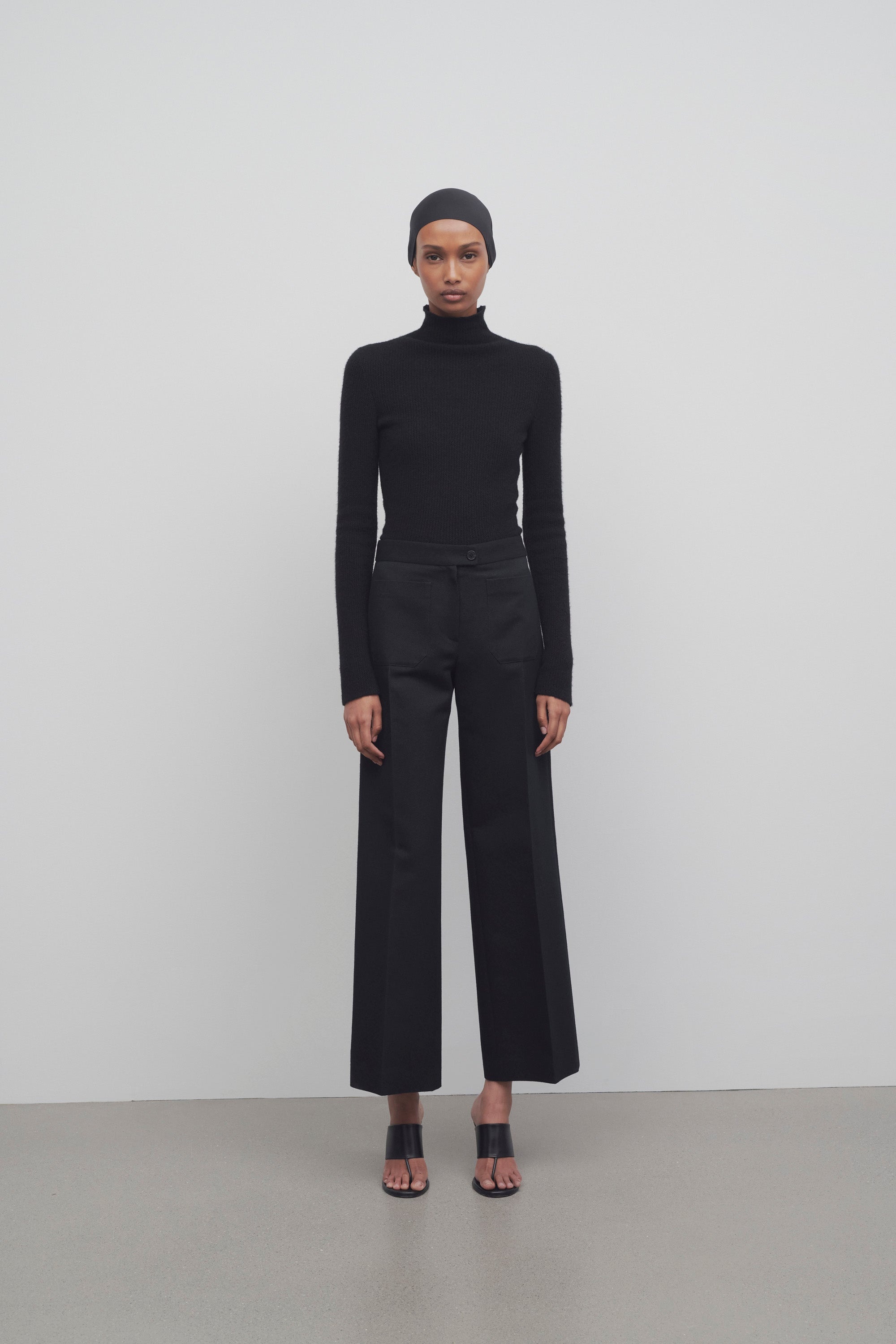 Aline Pant in Wool and Cashmere - 3