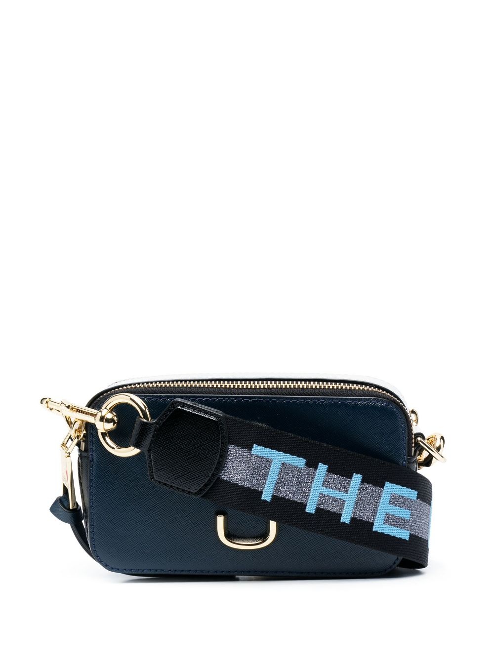 logo-plaque crossbody bag - 1