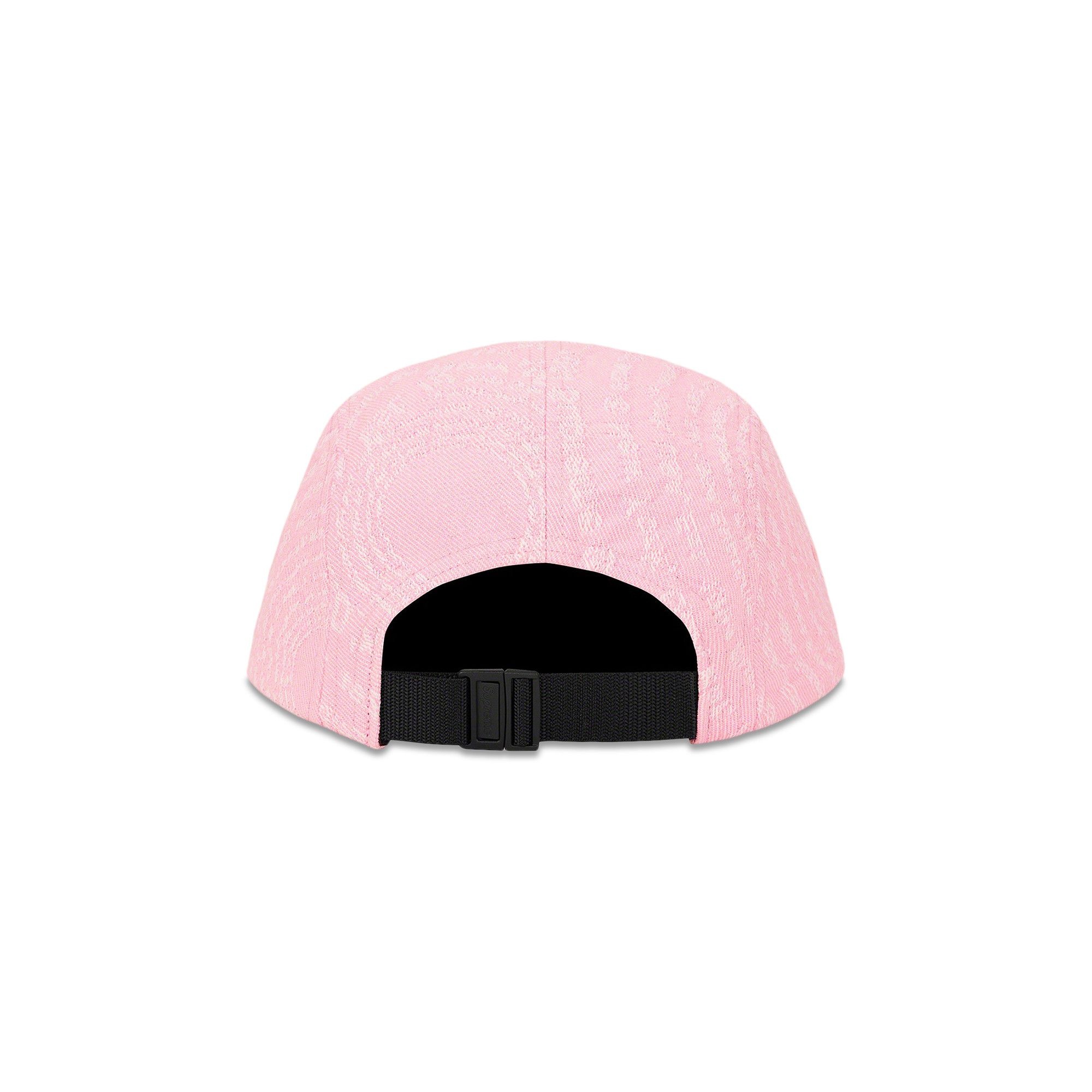 Supreme Circles Jacquard Denim Camp Cap 'Pink' - 2