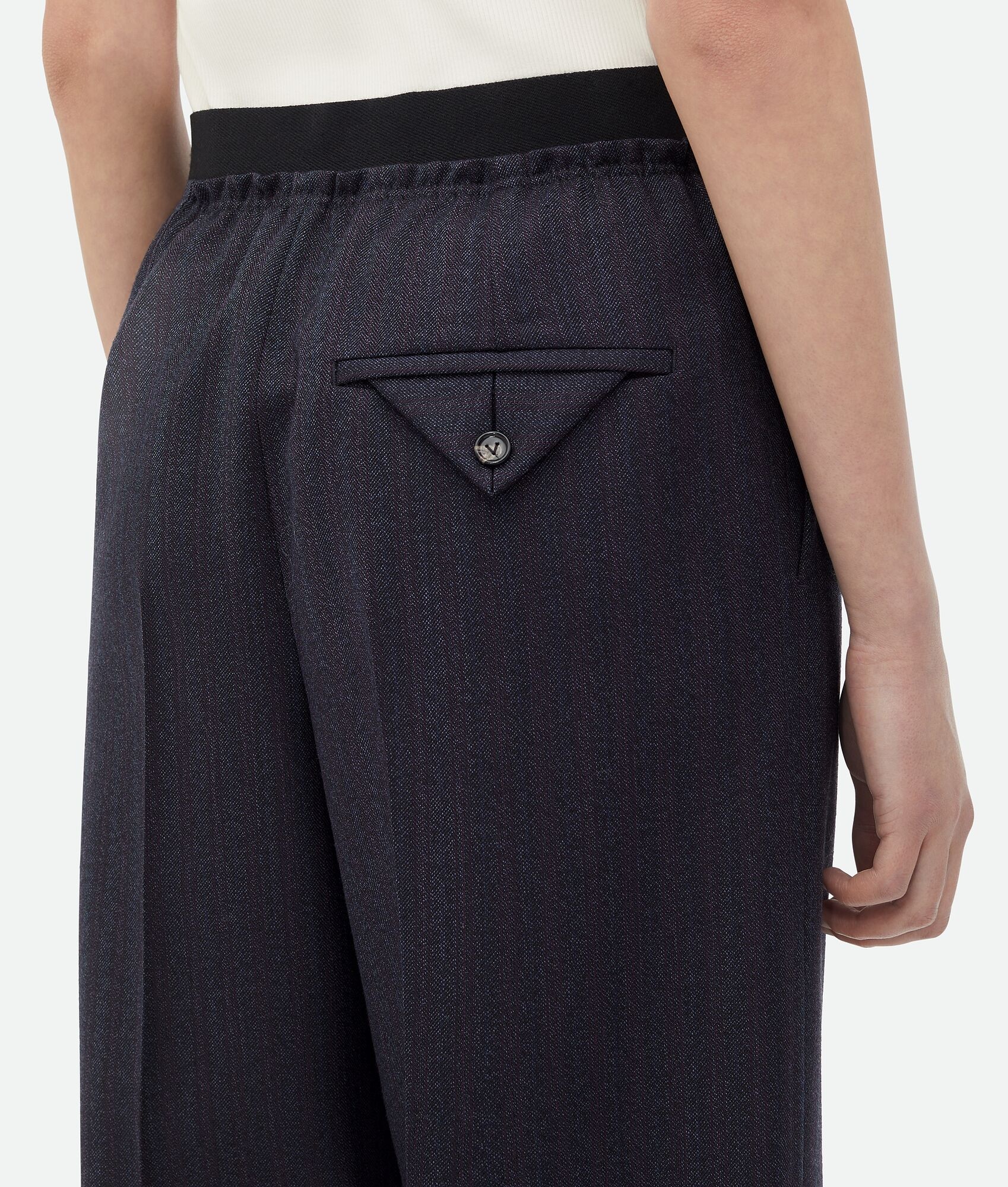 Striped Wool Trousers - 5