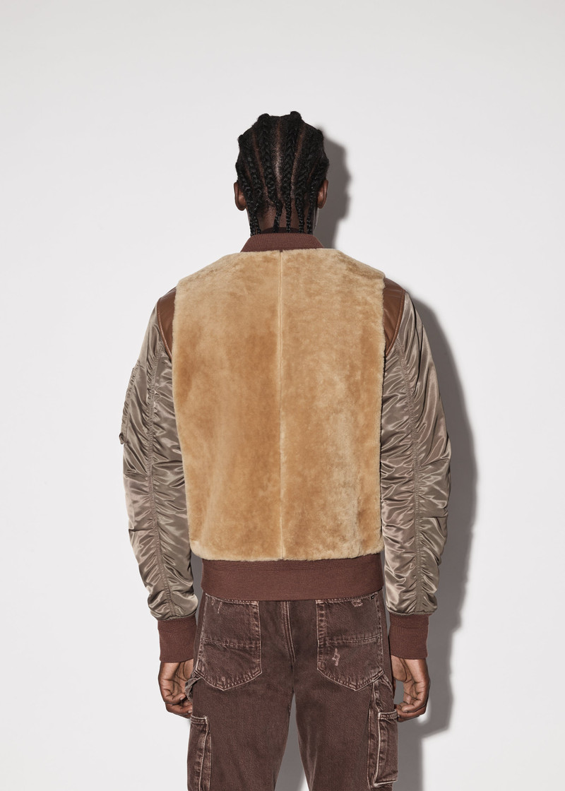SHEARLING BOMBER JACKET 6