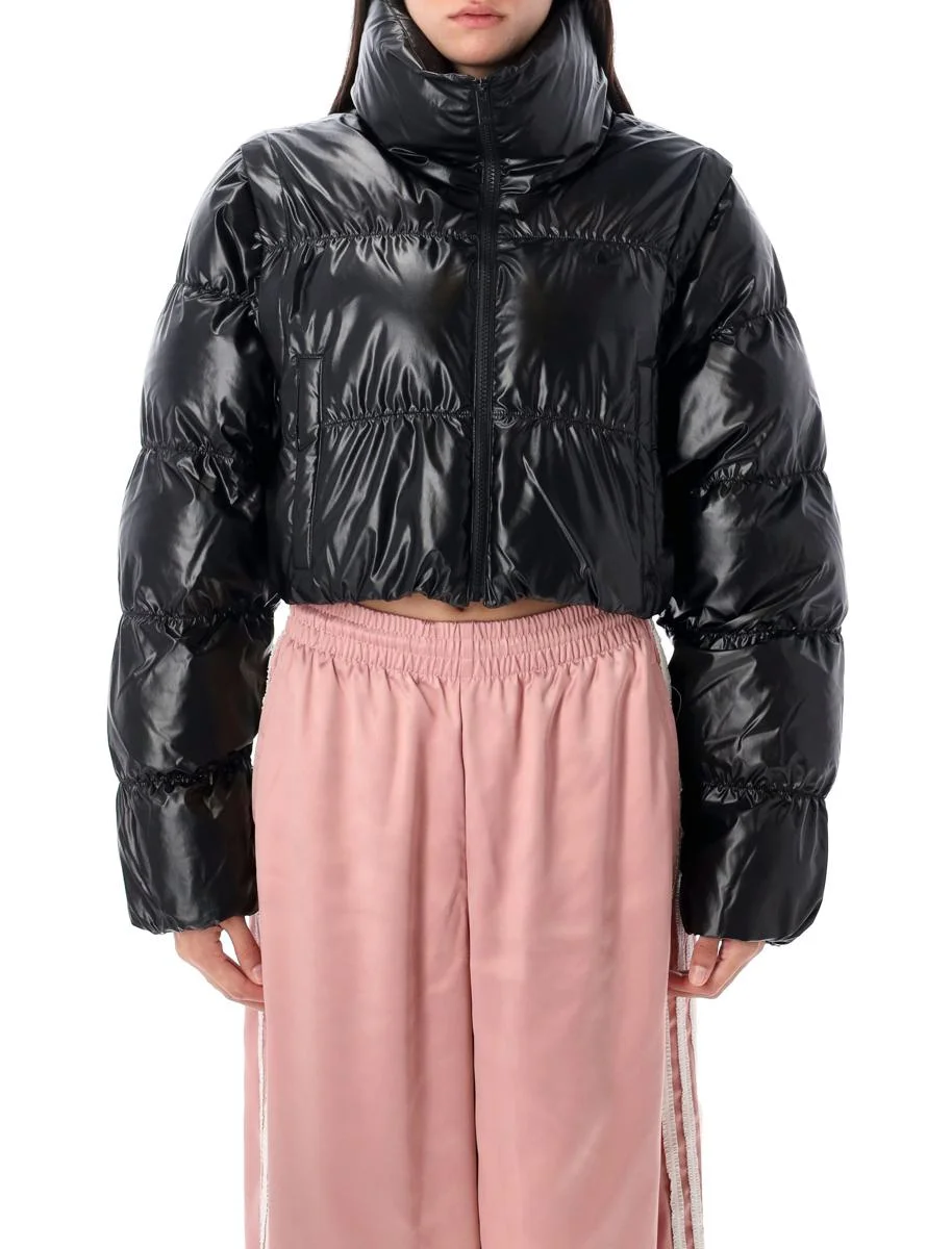 Adidas Originals Essential Glossy Cropped Puff Jacket - 1