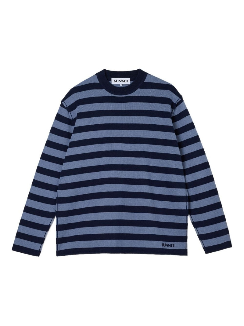 organic cotton striped sweater 1