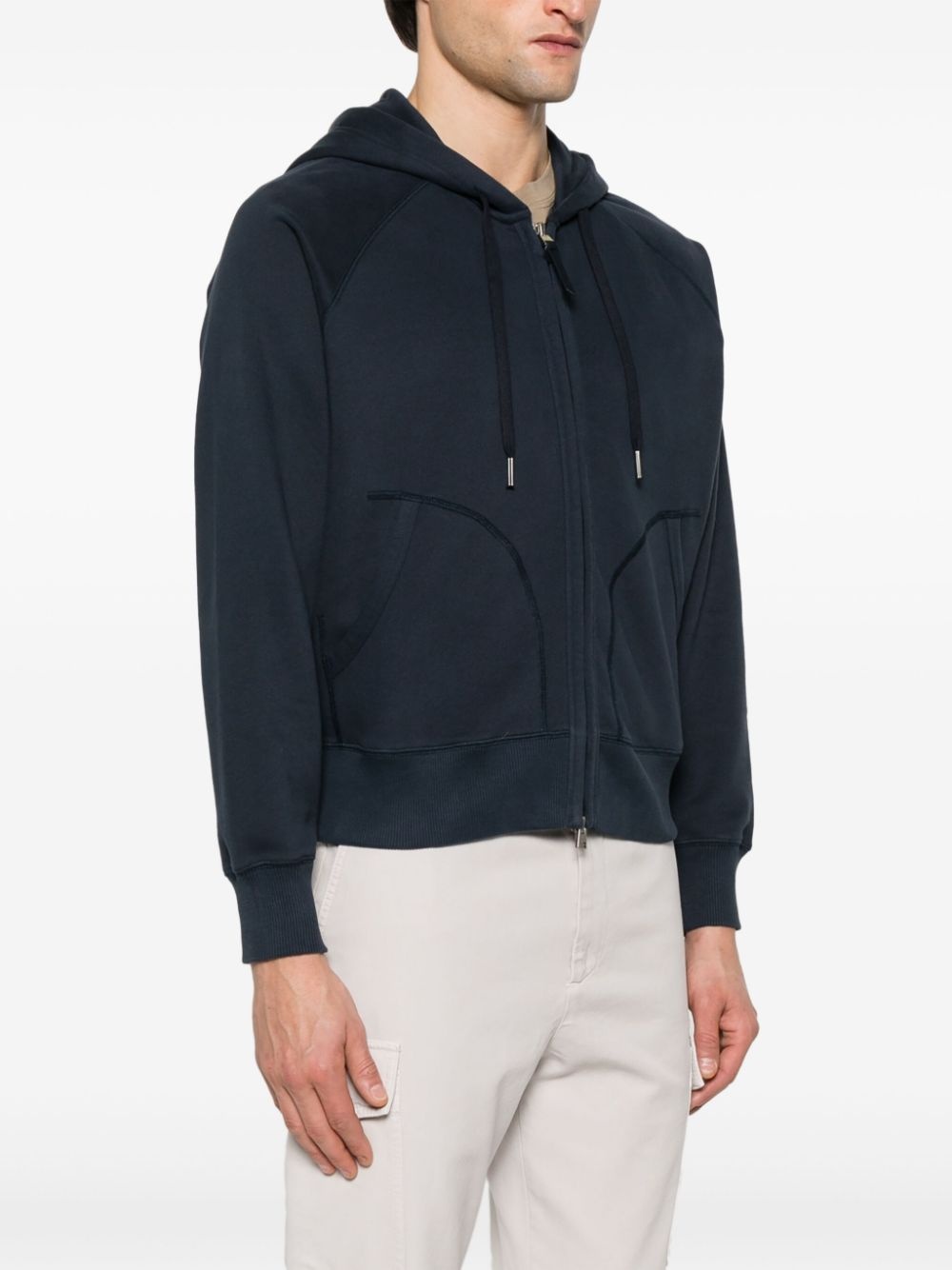 zip-up hoodie - 3