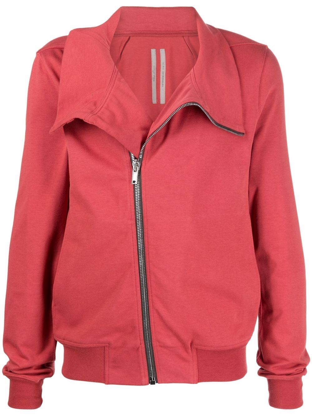 off-centre zip jacket - 1