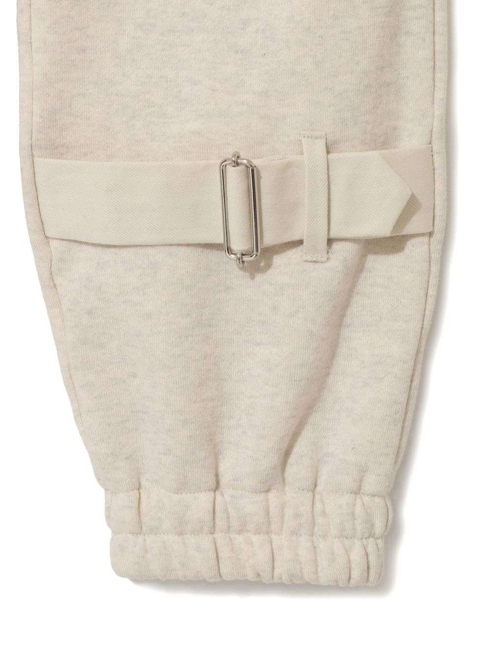 buckle-fastening drawstring track pants - 3
