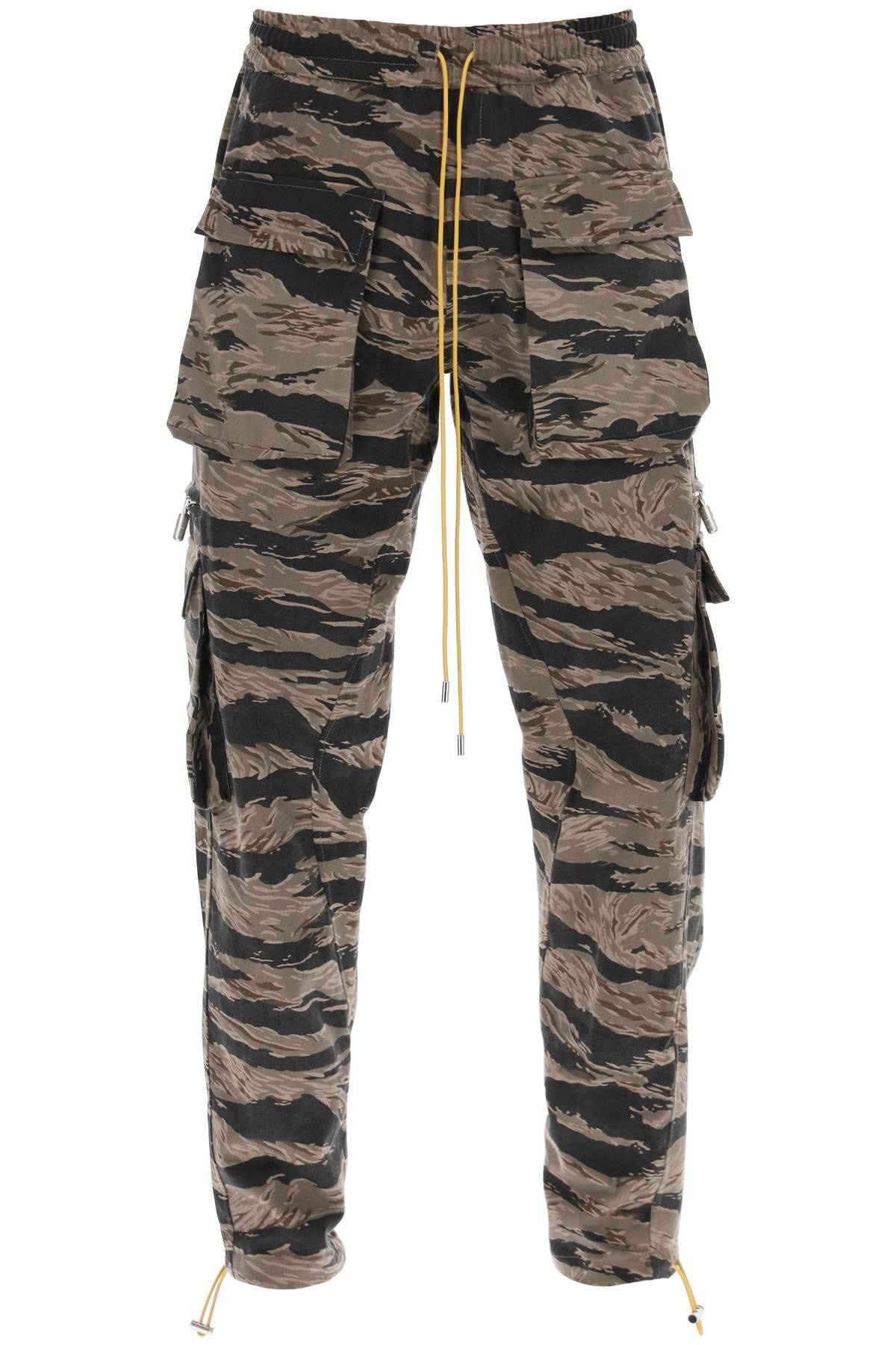 CARGO PANTS WITH 'TIGER CAMO' MOTIF ALL-OVER - 1