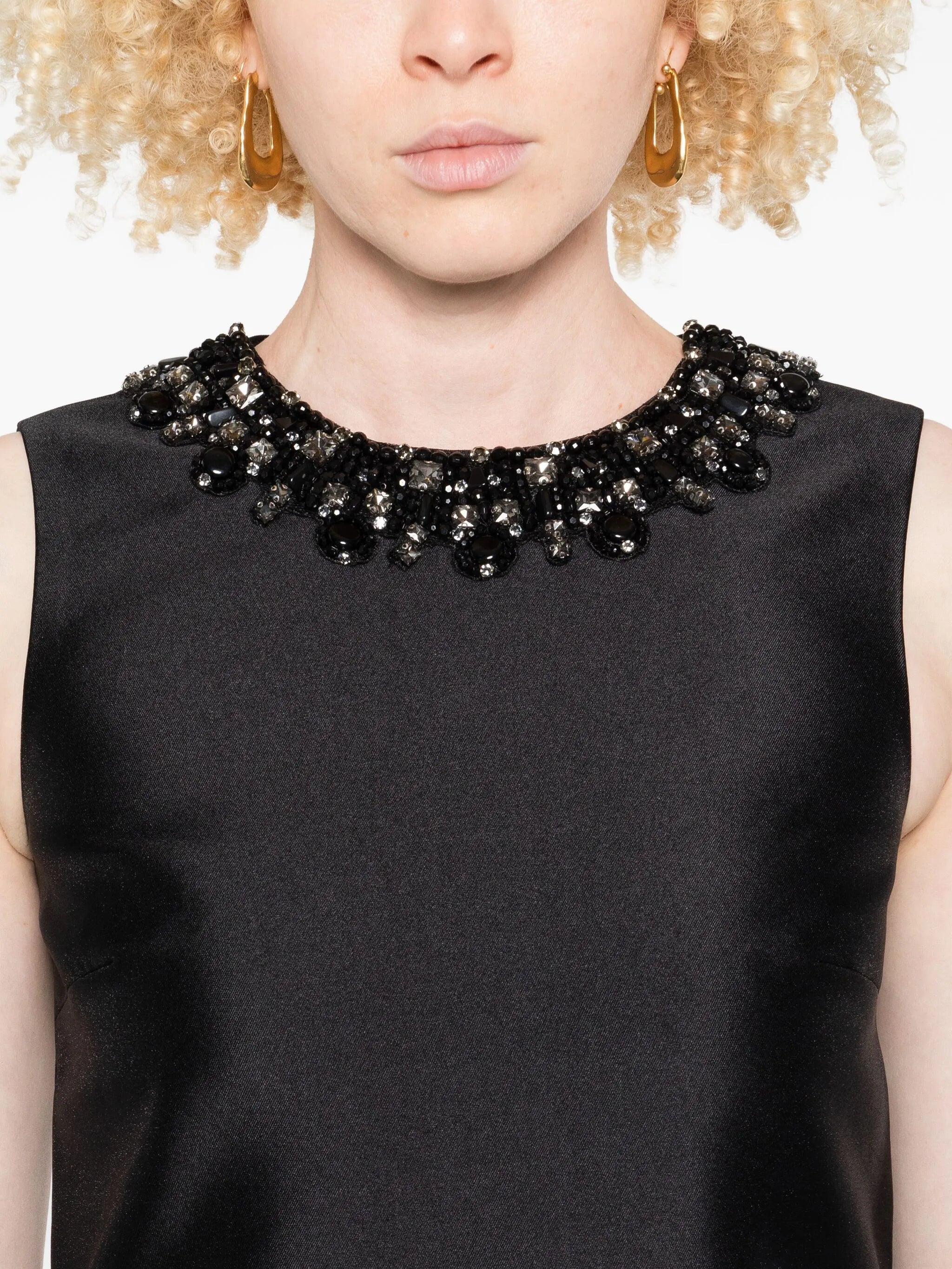 Self-portrait Embellished-pocket Mini Dress - 3