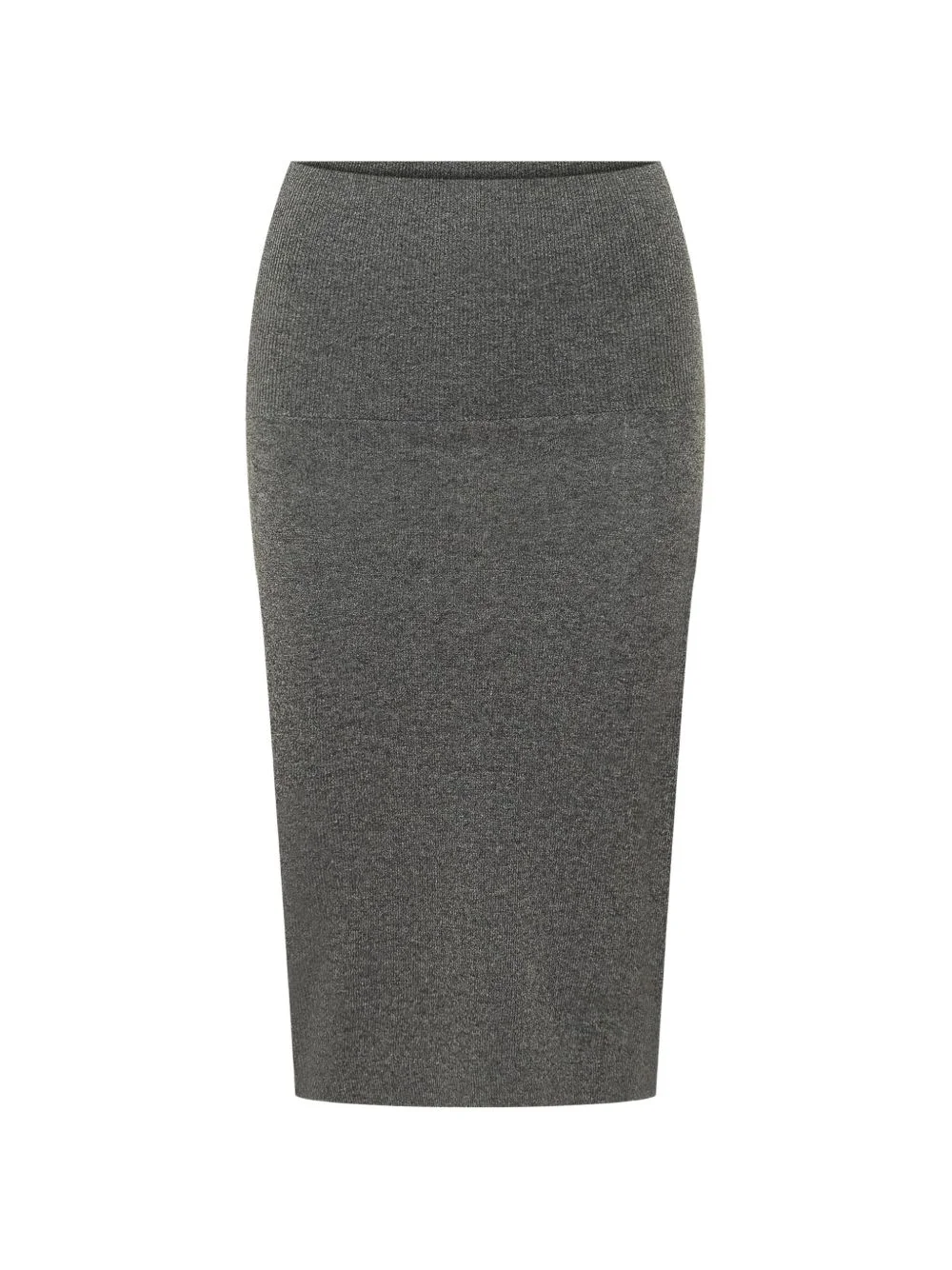 wool knit pencil skirt - 1