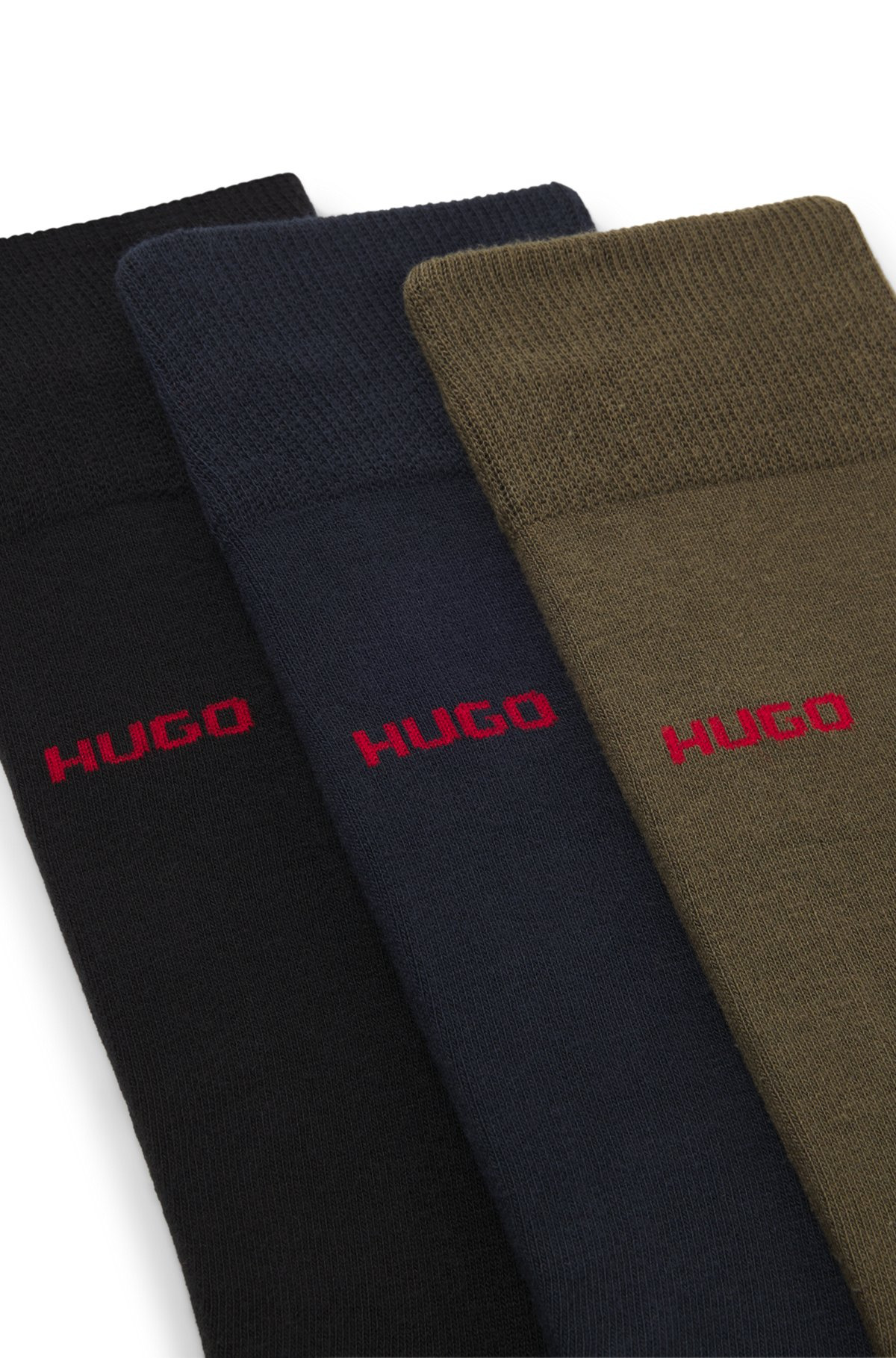 THREE-PACK OF LOGO SOCKS IN A REGULAR LENGTH - 2