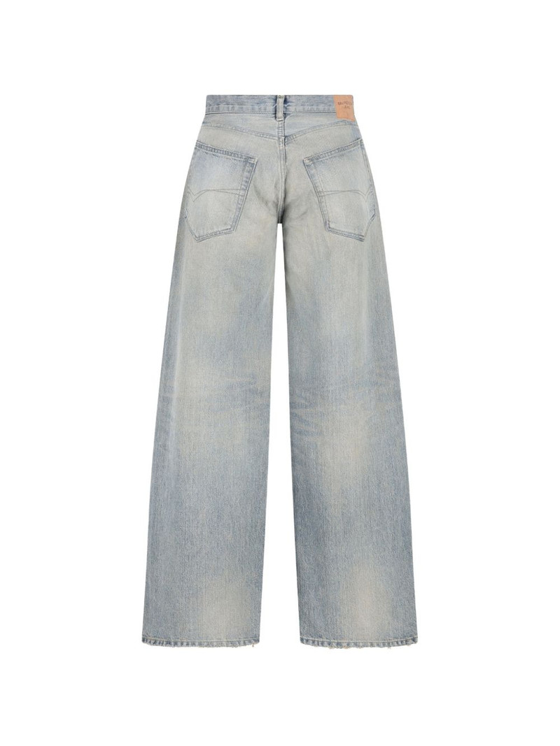 BALENCIAGA button-fastening jeans outlook