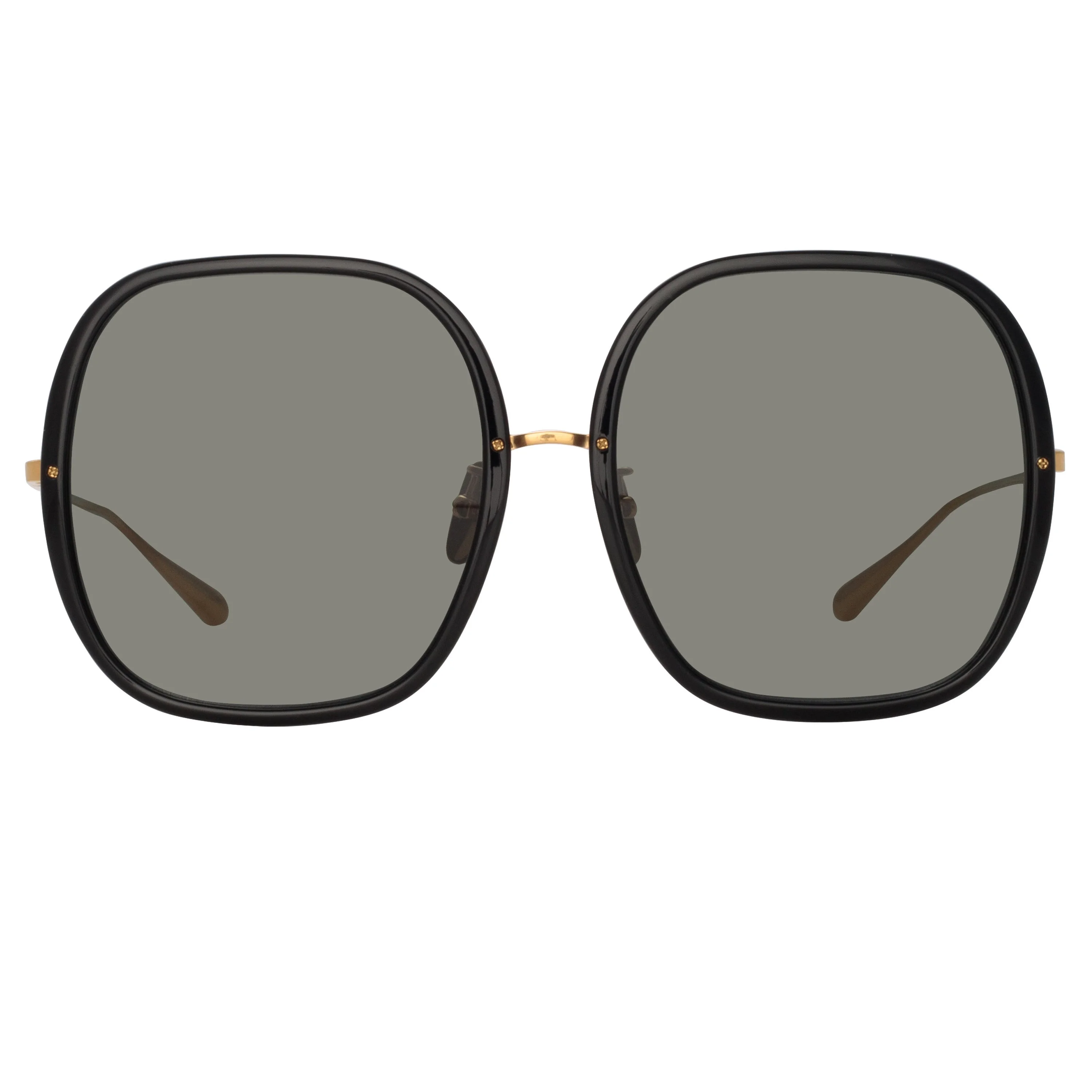 CELIA OVERSIZED SUNGLASSES IN BLACK - 1