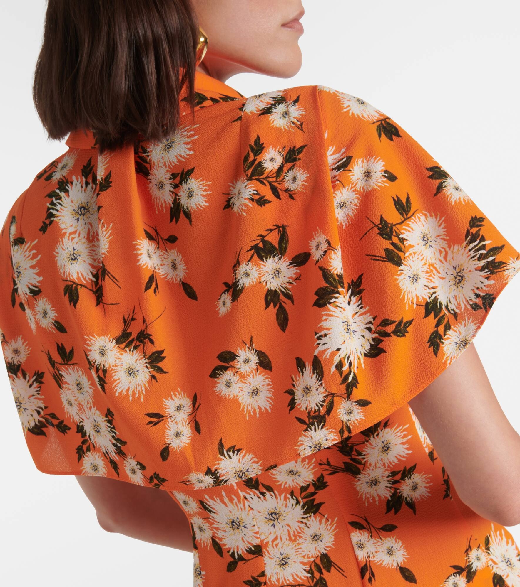 Florencia floral crêpe georgette shirtdress - 6