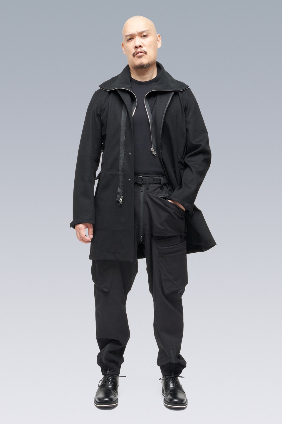 J38-LP Loro Piana® Storm System® Coat Black - 19