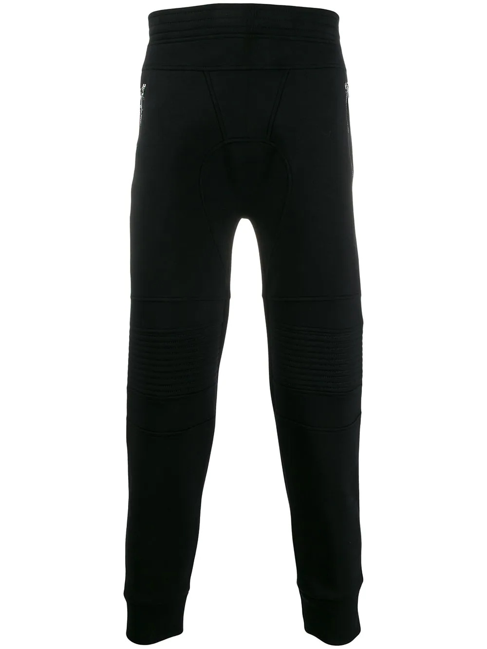 ribbed detail joggers - 1