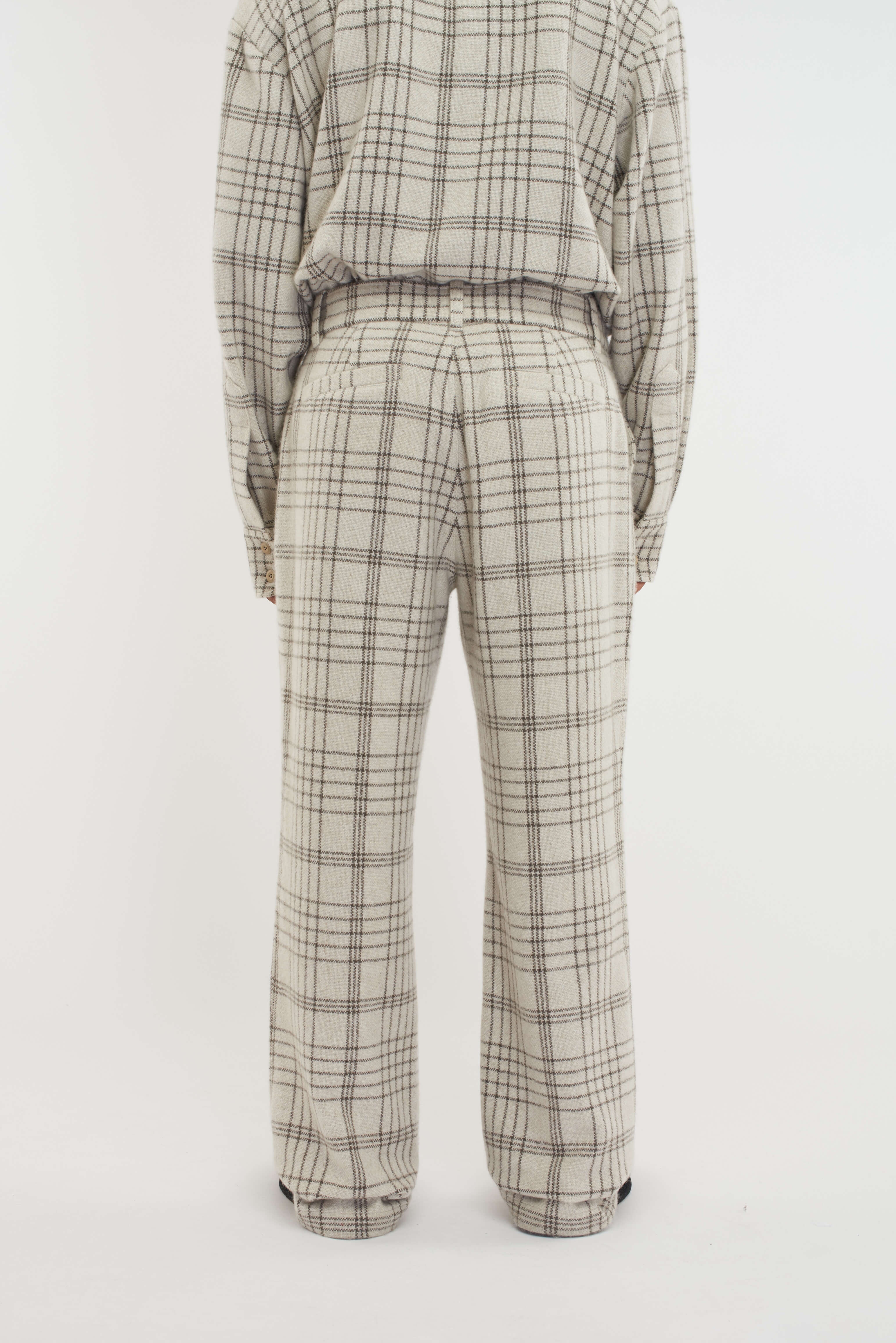 SABLE PLAID TROUSER - 3
