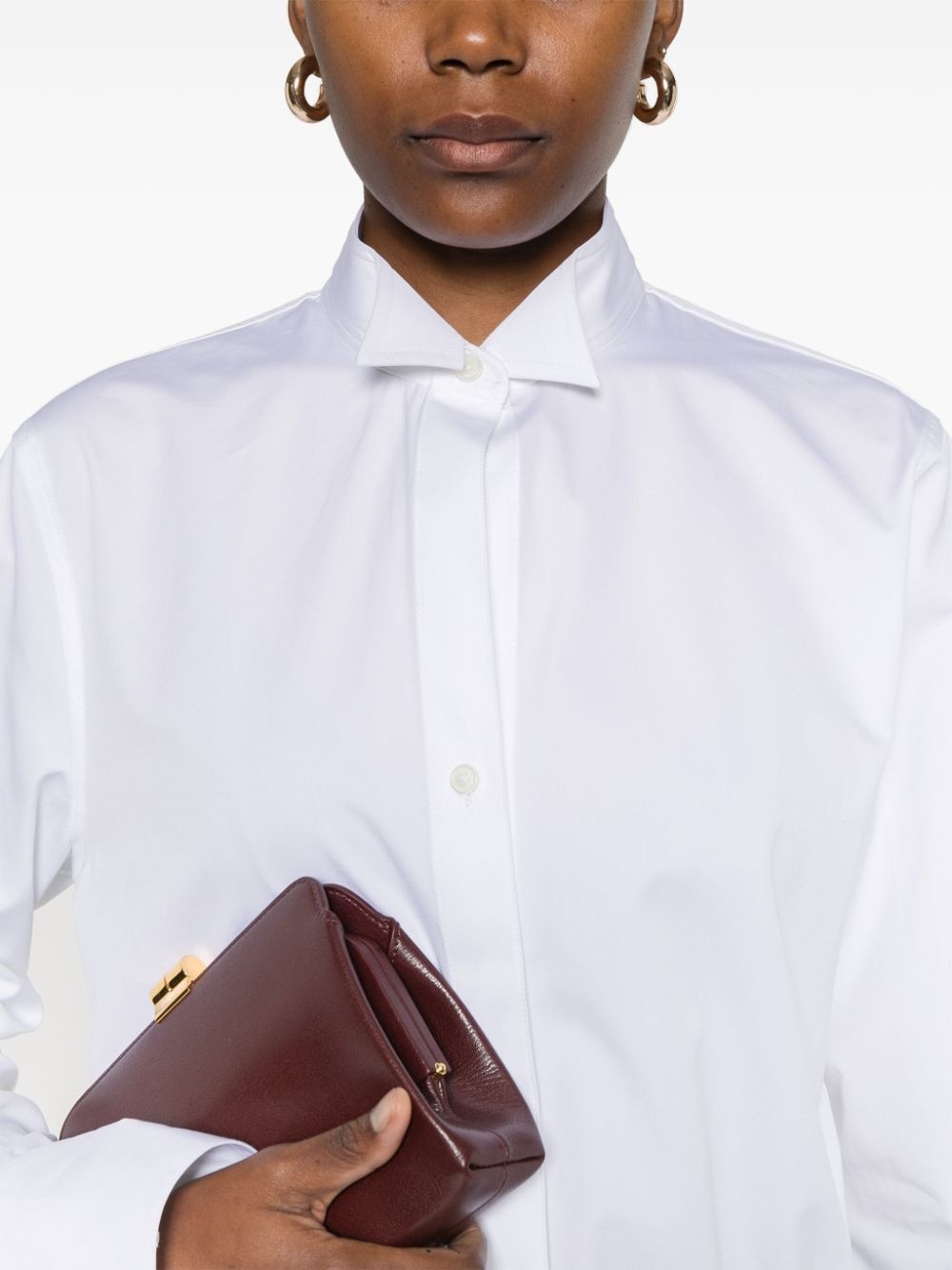wingtip-collar shirt - 5