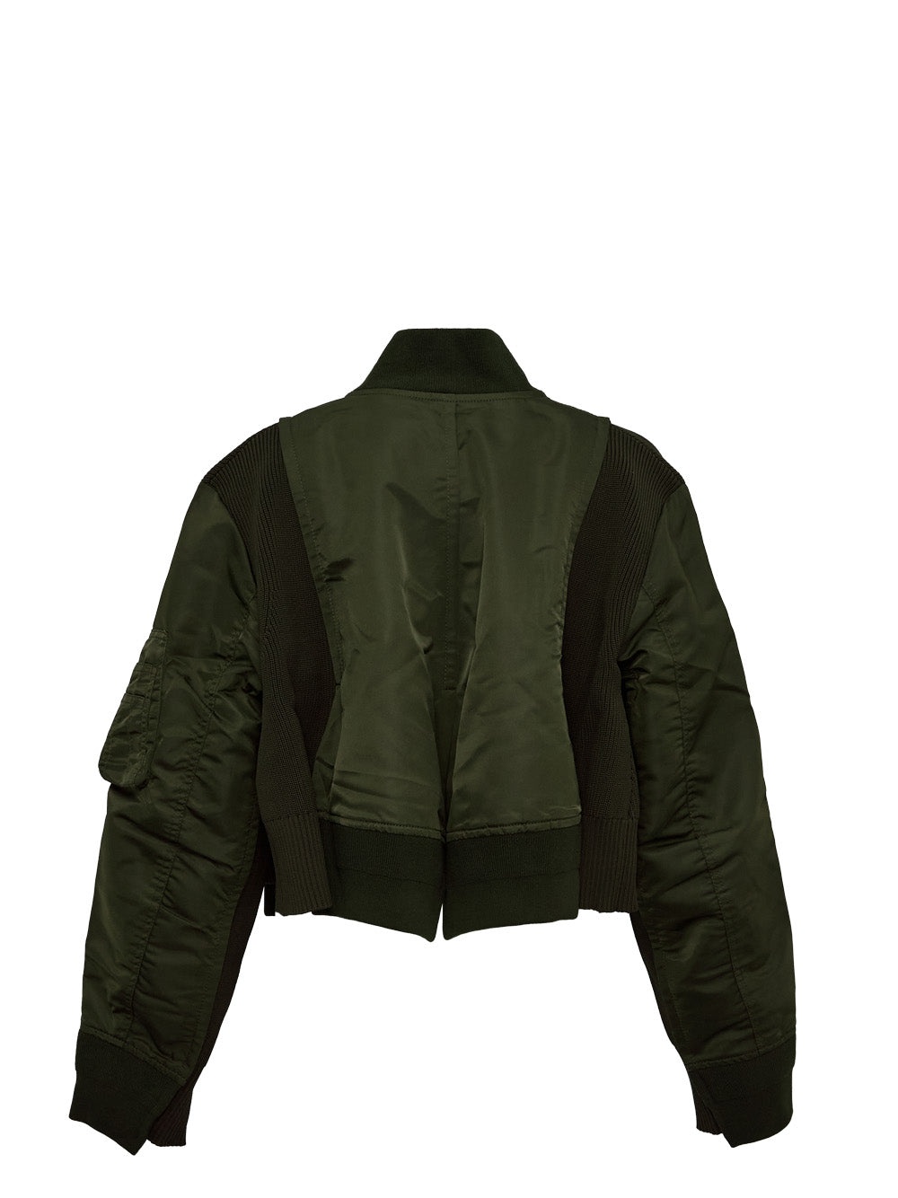 Nylon Twill X Knit Blouson - 2