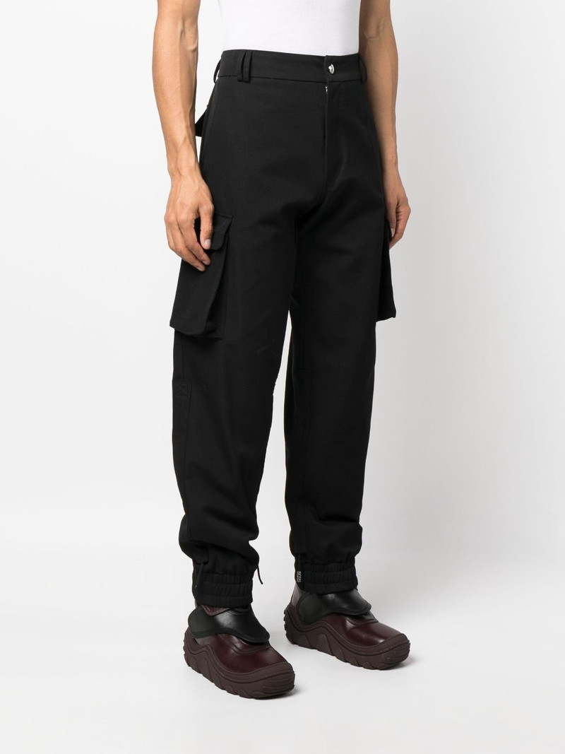 logo-patch cargo trousers 3