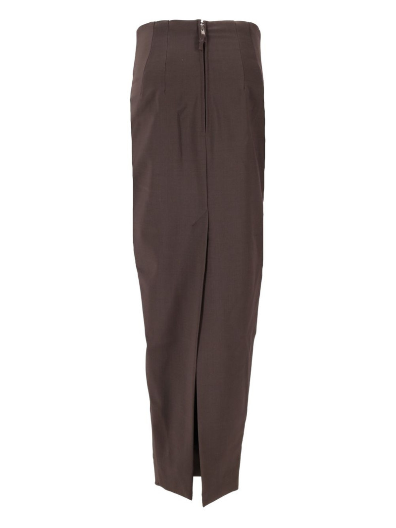 Rick Owens Dirt Pillar maxi skirt outlook