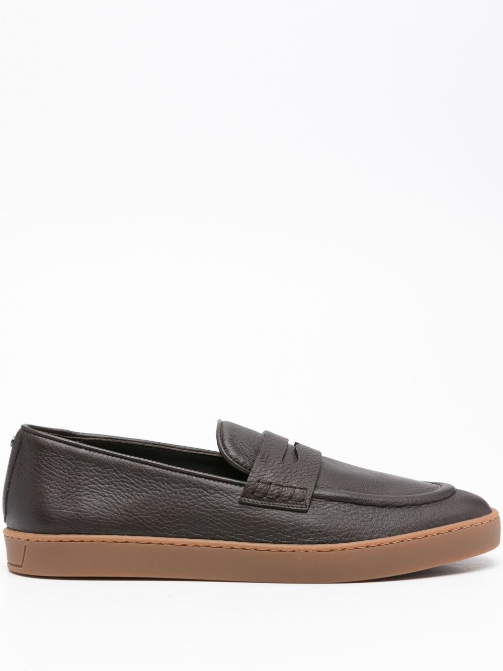 penny leather loafers - 1