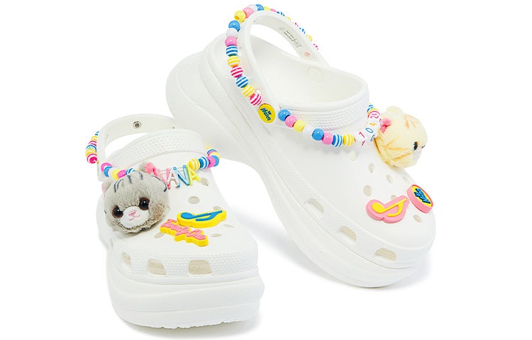(WMNS) Nana with Room1042 x Crocs CAT Sports Multi-Color Sandals 208178-90H - 4