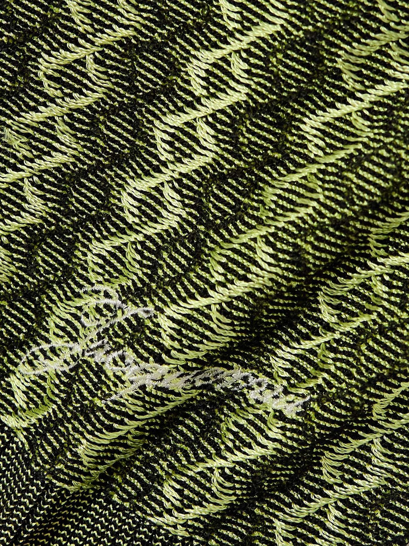 Marino jacquard-knit polo shirt Green 4