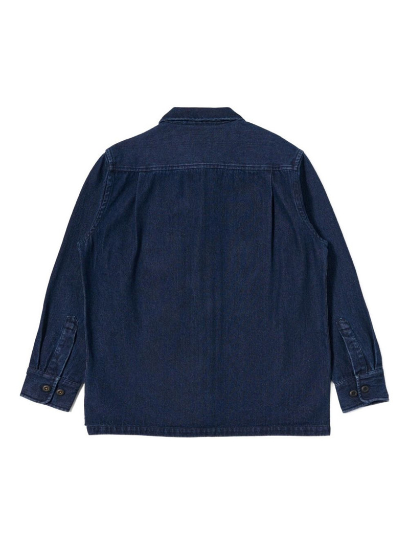 Universal Works Fatigue denim shirt outlook