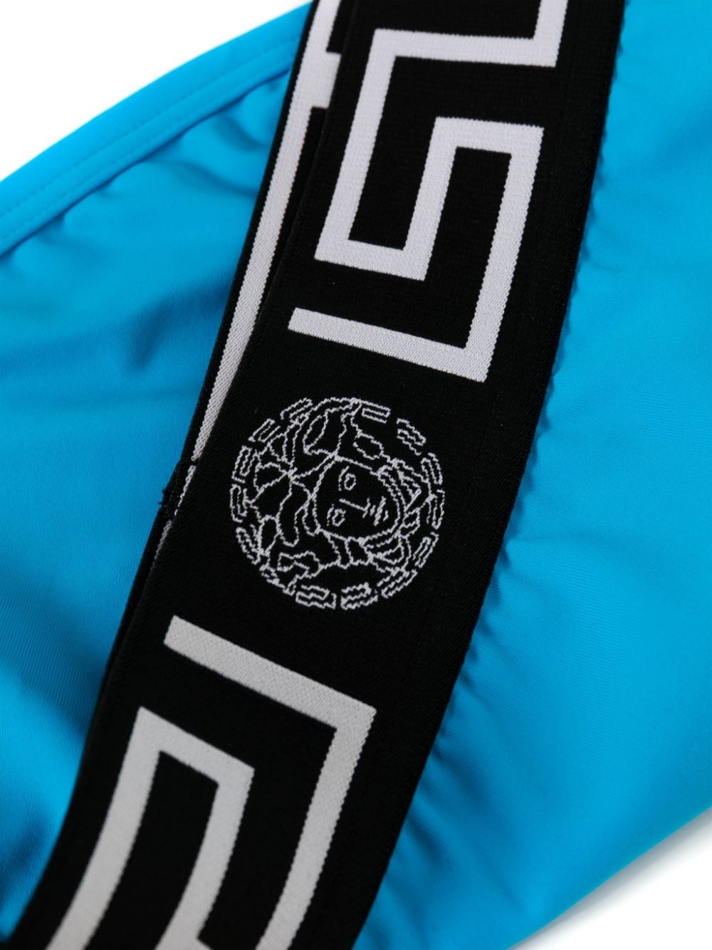 logo-print strap swim trunks - 3