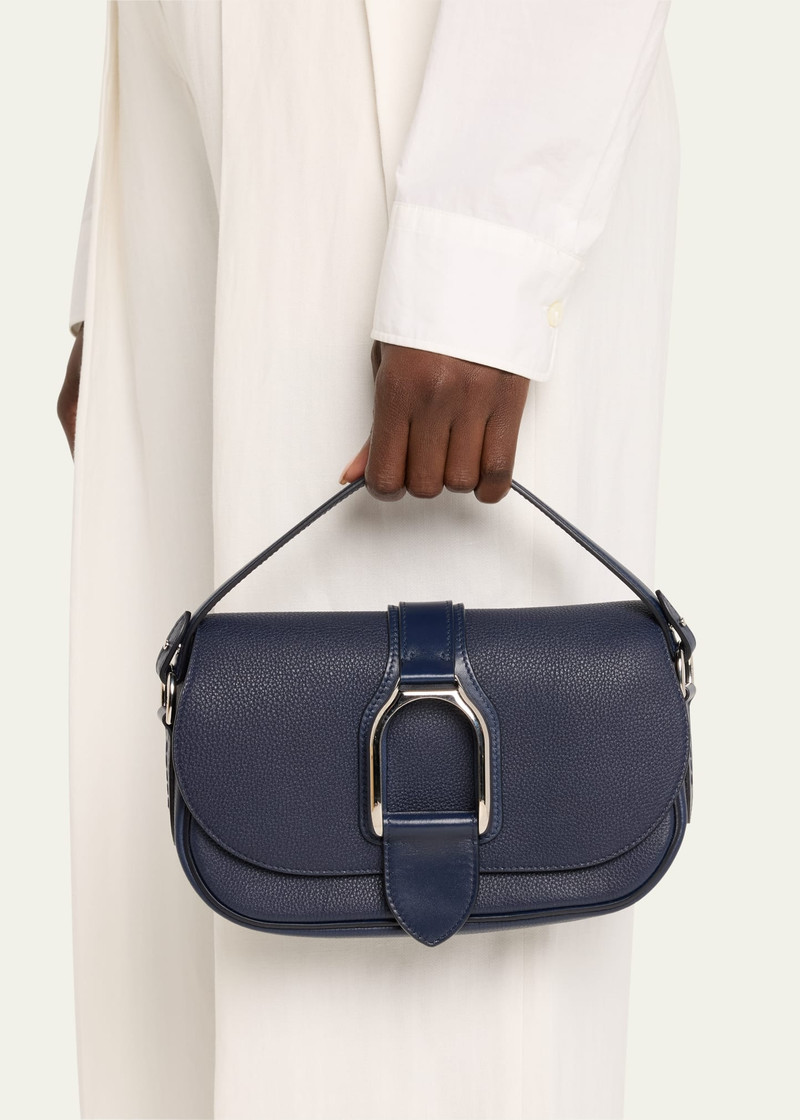 Ralph Lauren Welington Flap Leather Shoulder Bag outlook