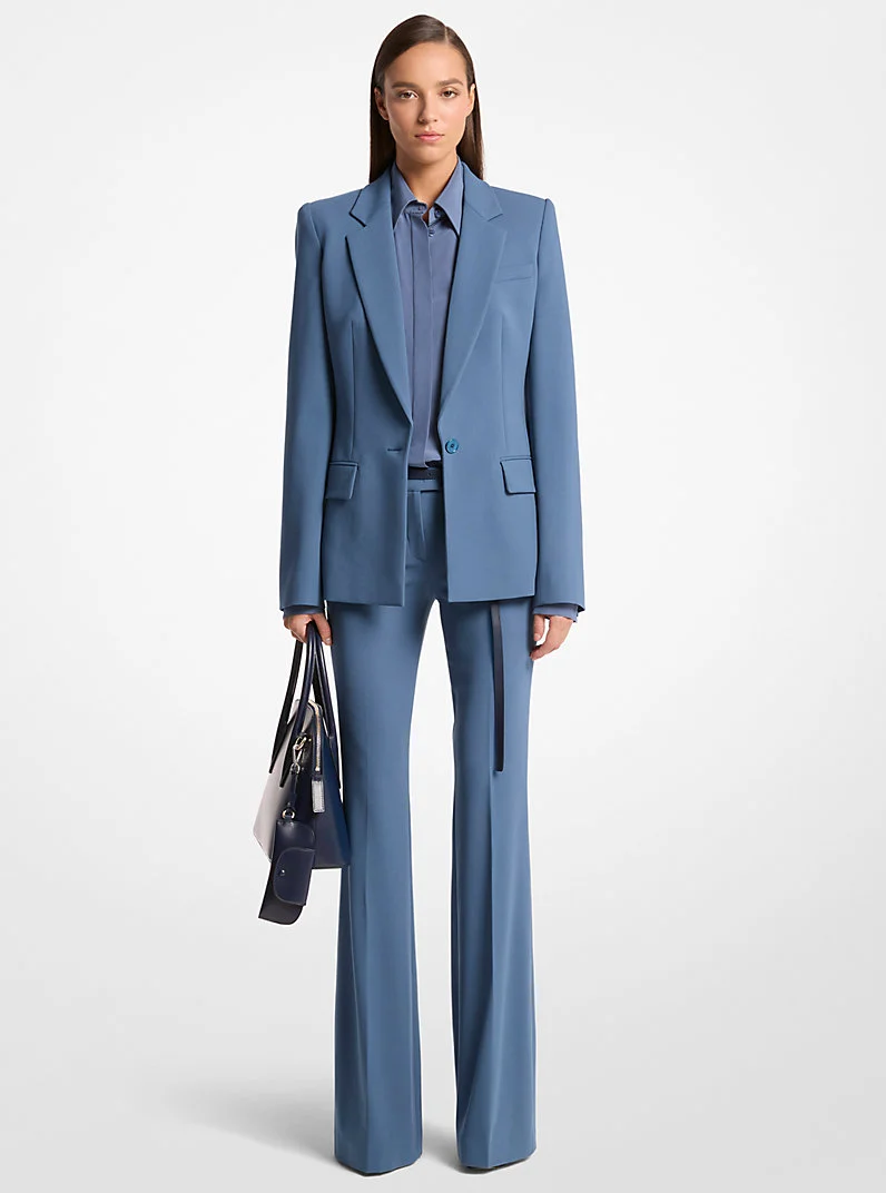 Tyler Stretch Wool Crepe Blazer - 1