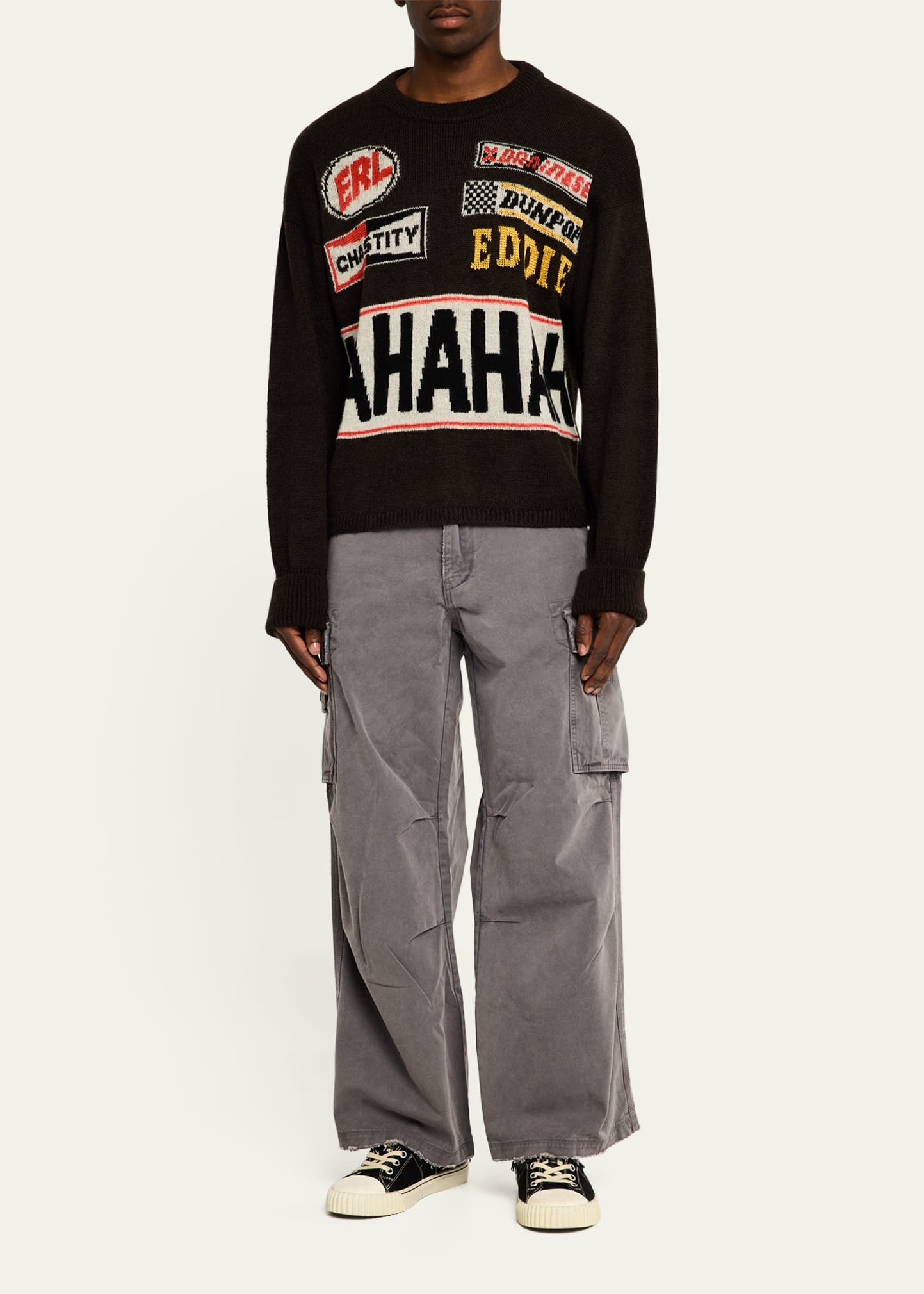 ERL Men's Wide-Leg Cargo Pants | bergdorfgoodman | REVERSIBLE