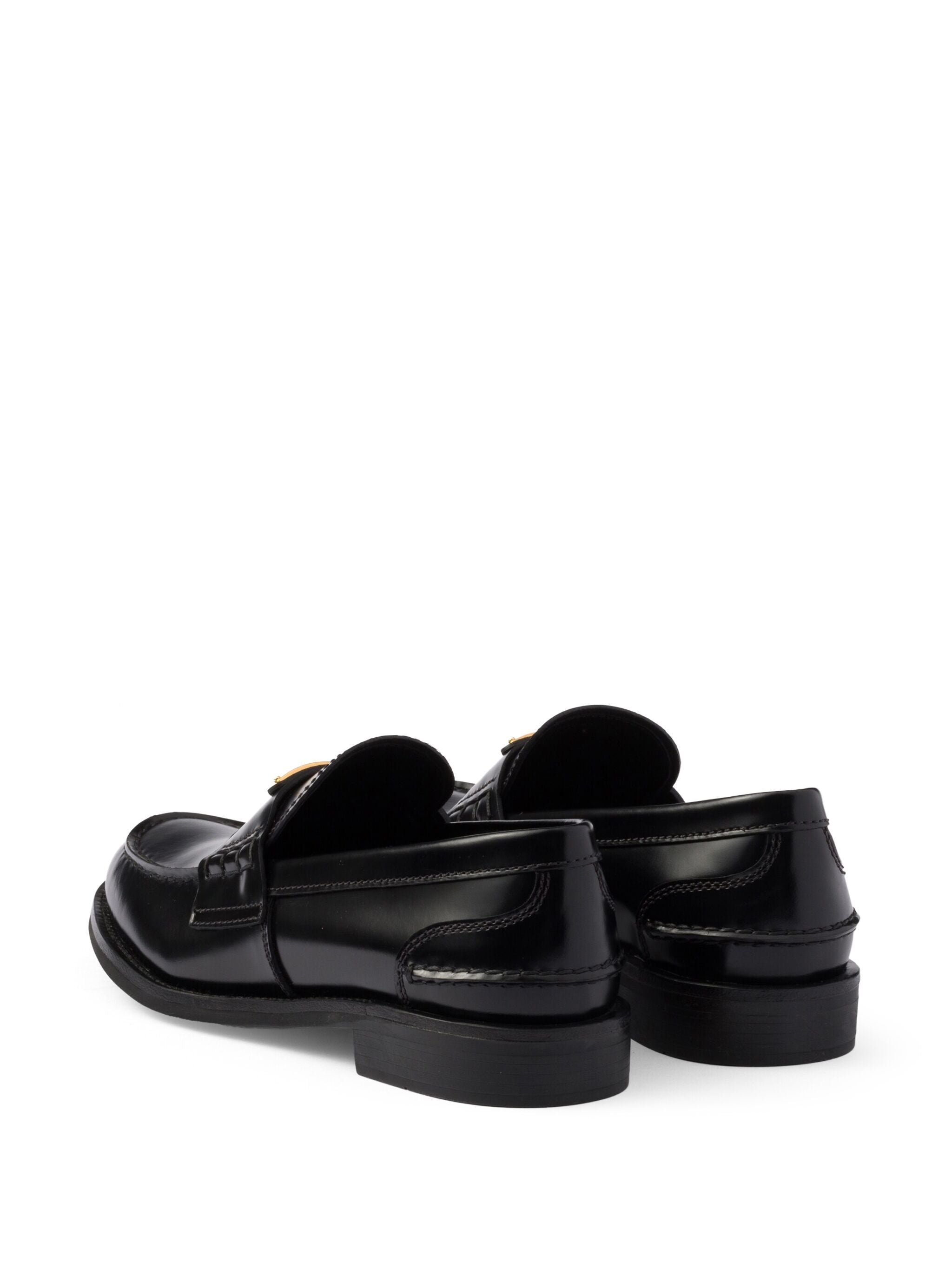 Brushed Leather Loafers - 5
