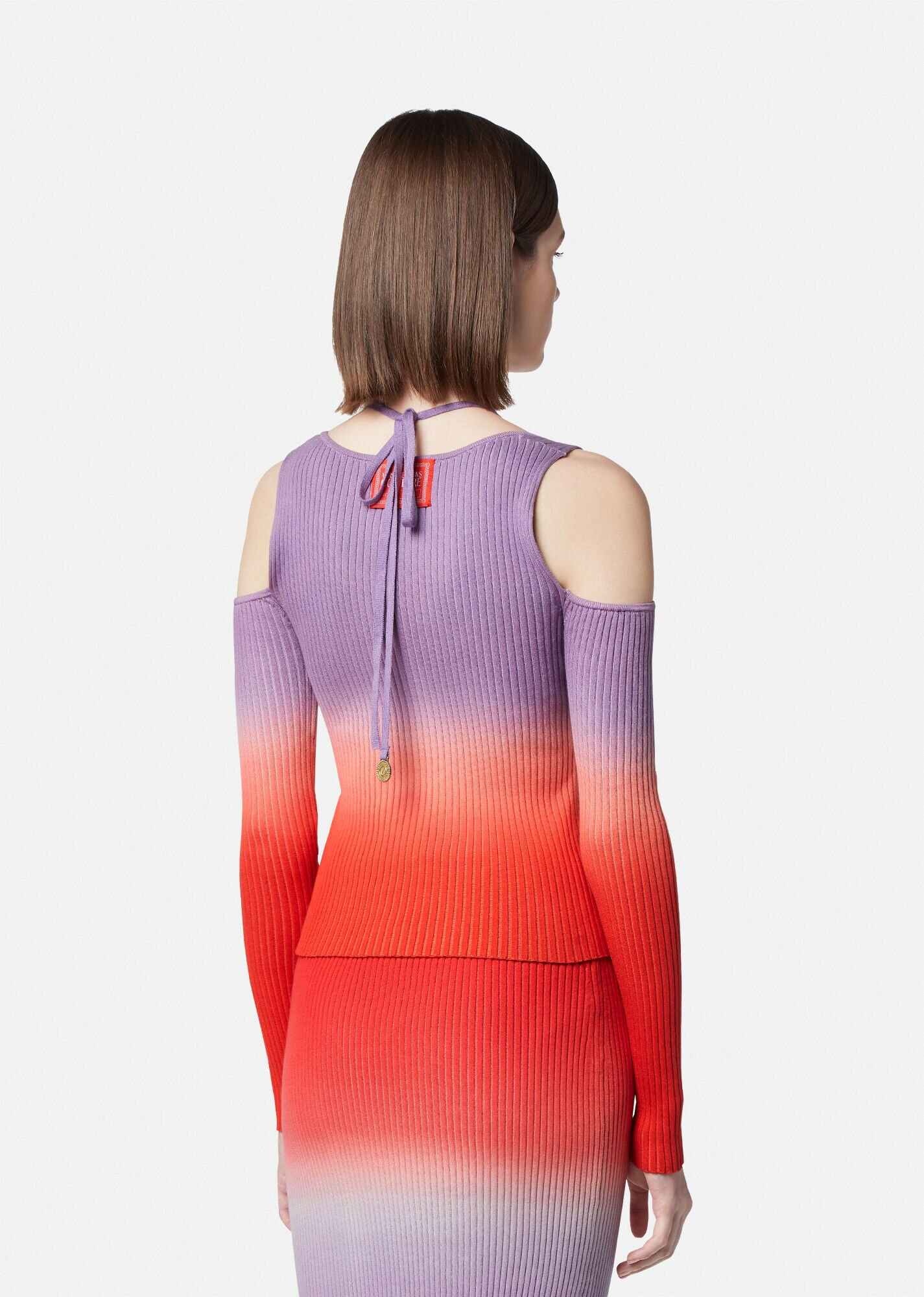 Tie Dye Cut-out Jumper - 3