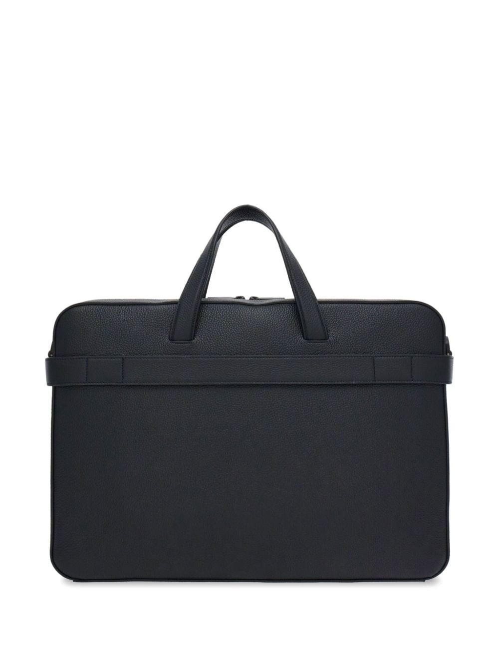 Gancini-buckle leather laptop bag - 2