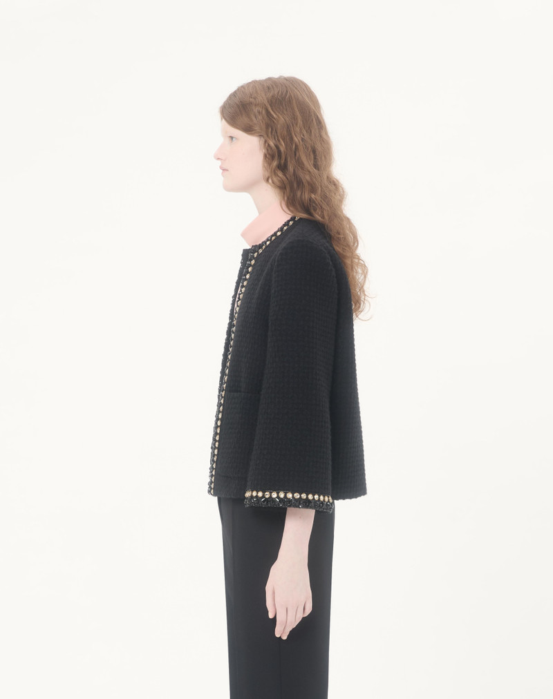 EMBROIDERED CANESTRELLO TWEED JACKET 6