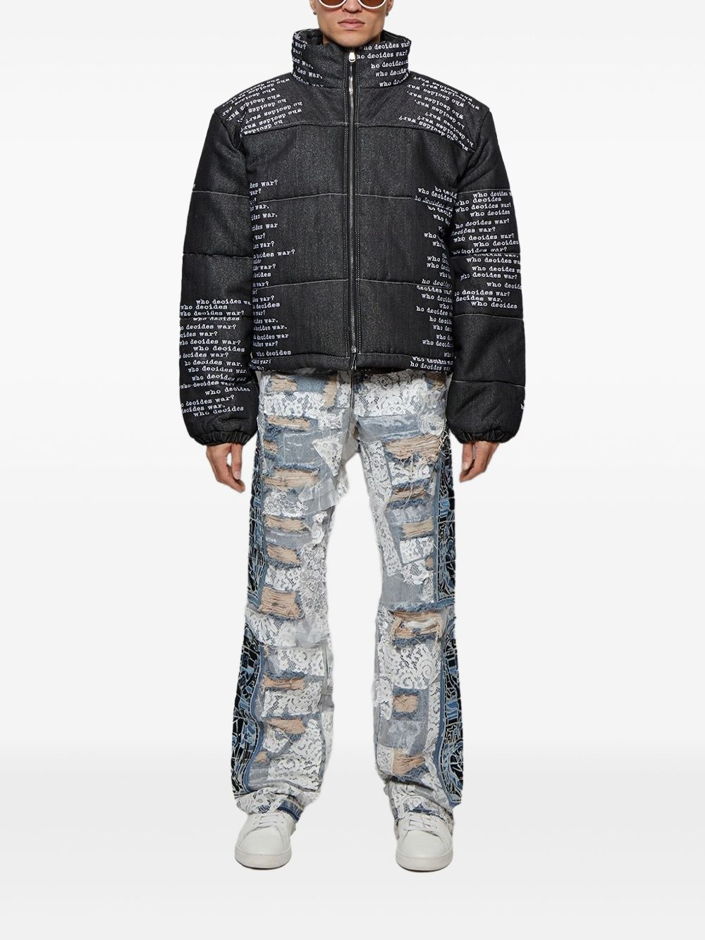 Signature Scripture puffer jacket - 2