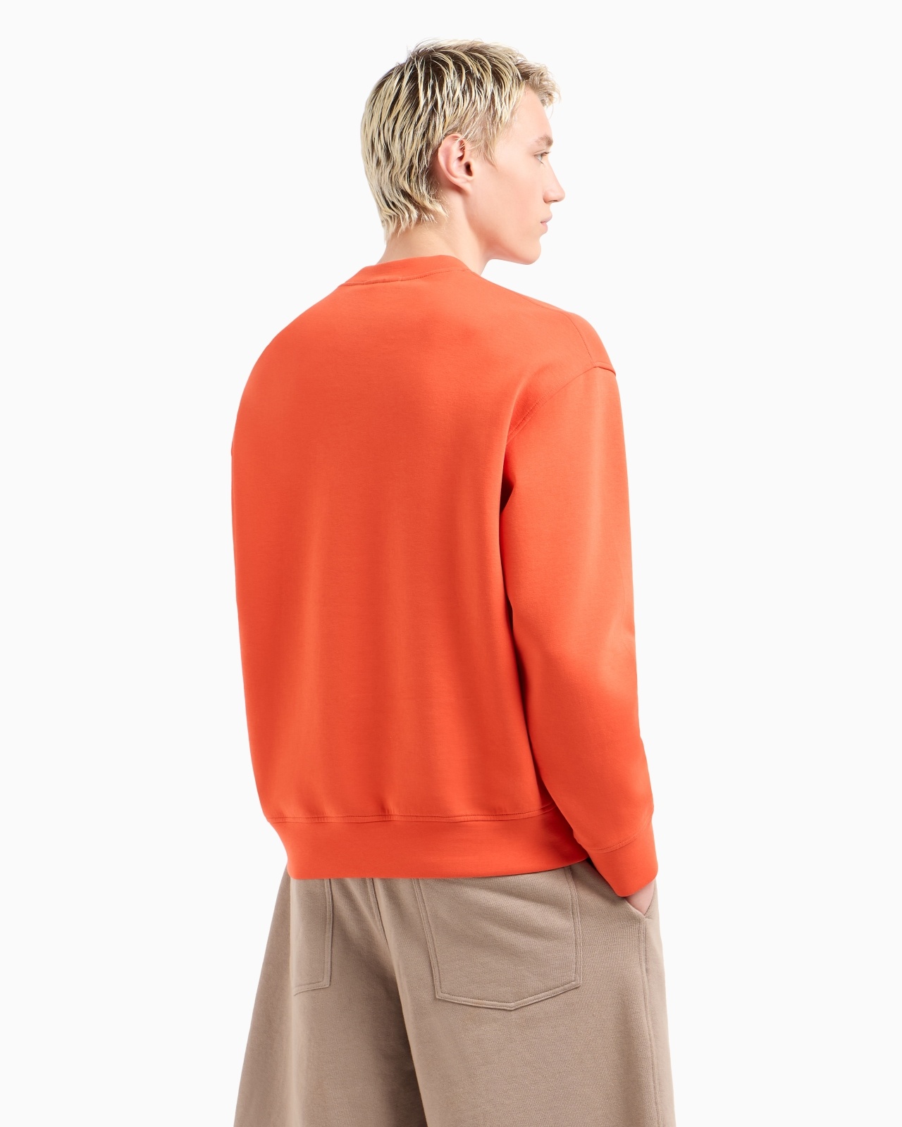 DOUBLE-JERSEY SWEATSHIRT WITH LOGO EMBROIDERY - 3